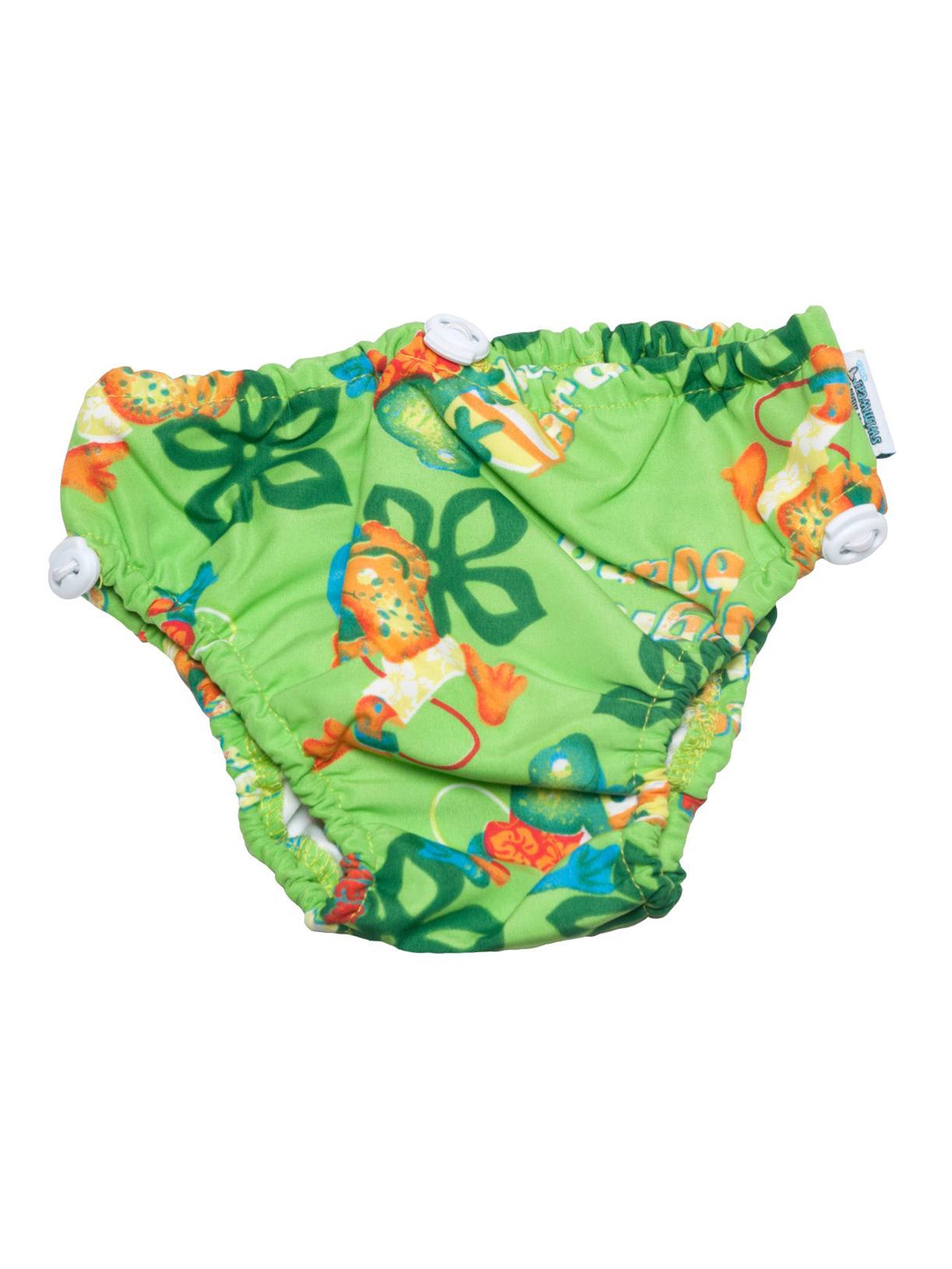 Adjustable Swim Diaper - Green Frog