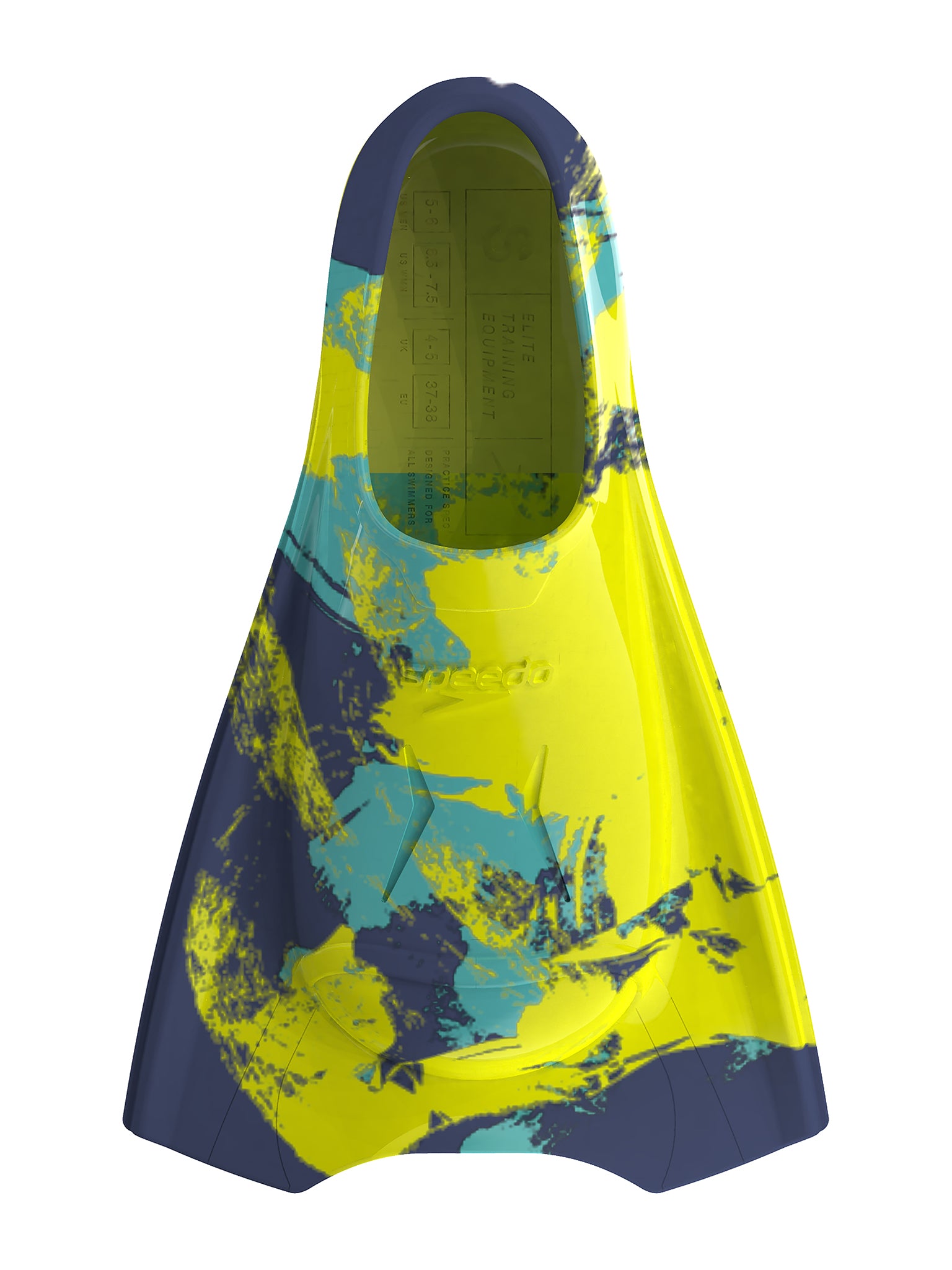 Palmes de natation Short Blade - Hapuna bleu