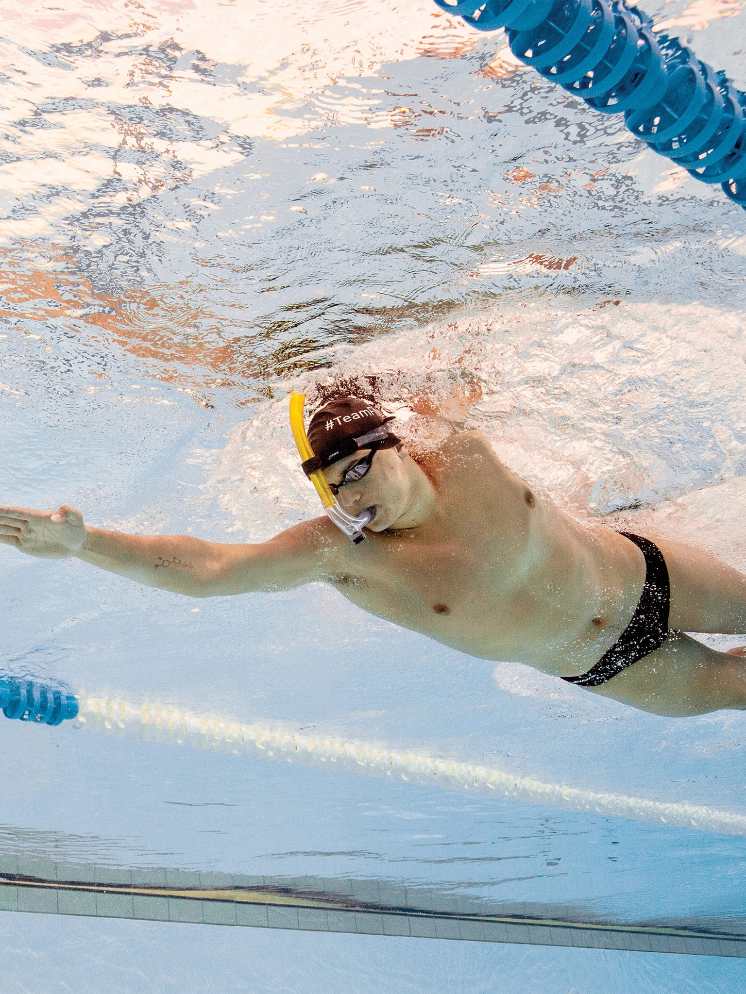 Tuba de natation Original - Jaune
