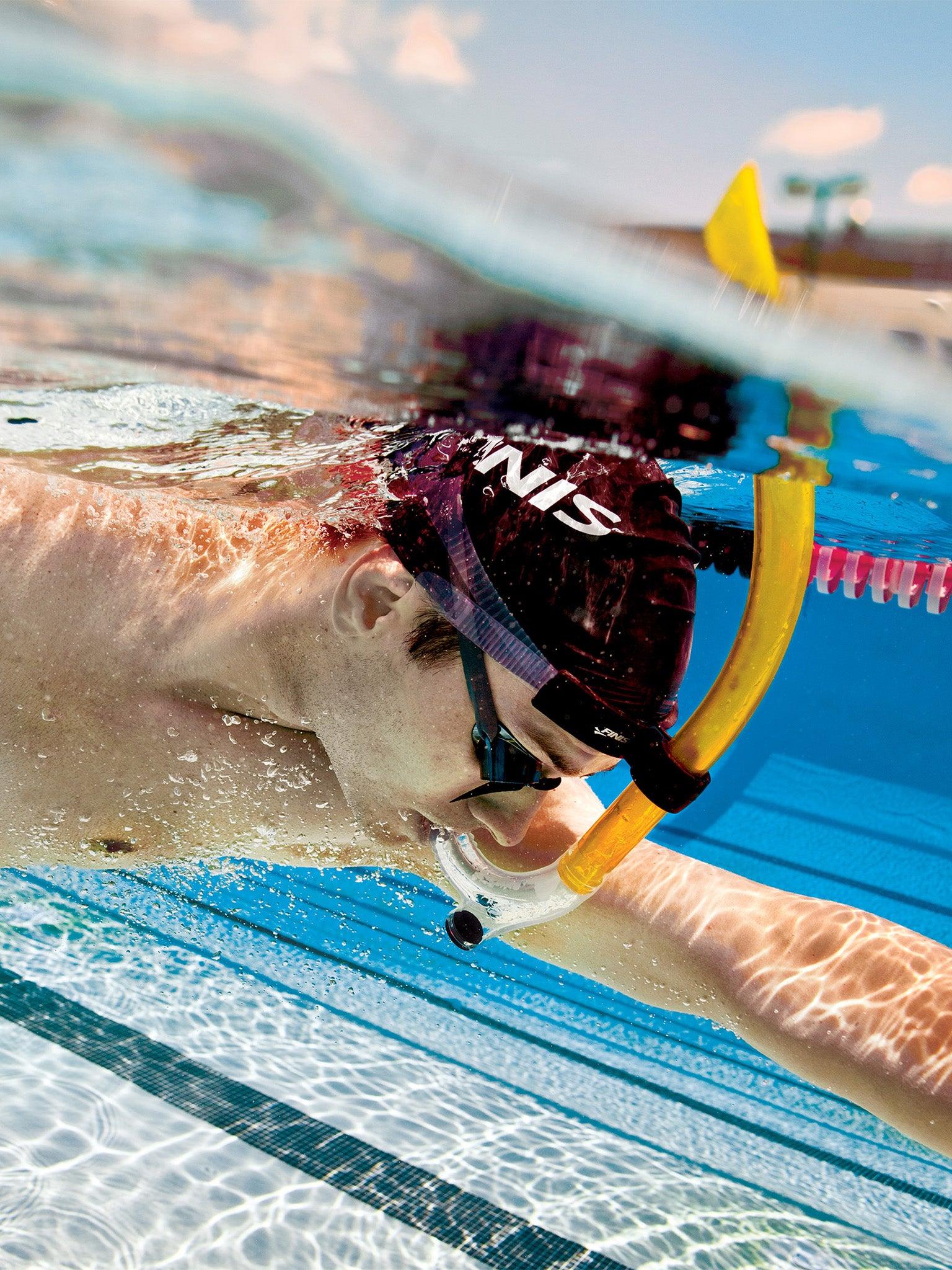 Tuba de natation Original - Jaune