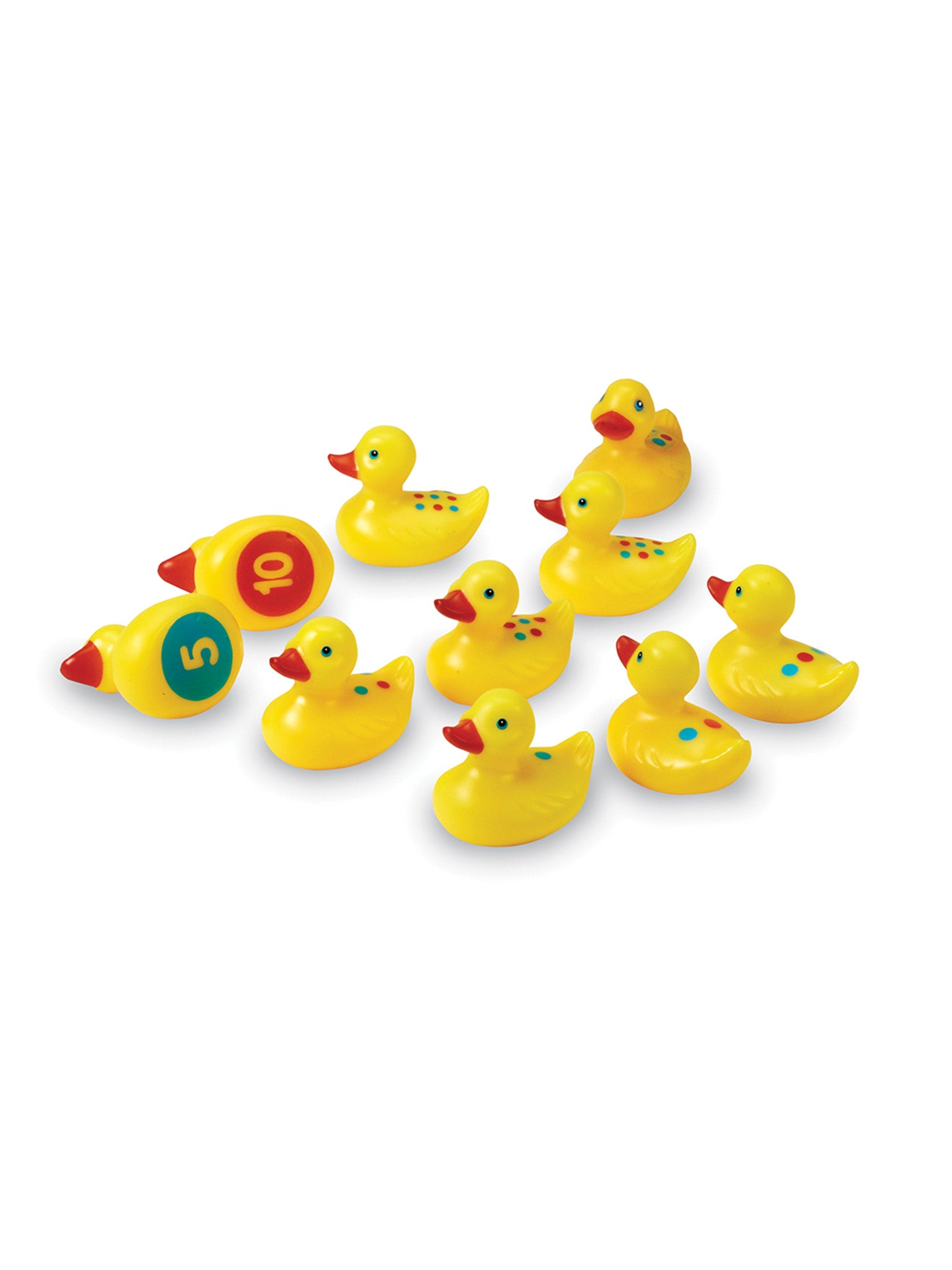Set of Numbered Ducks