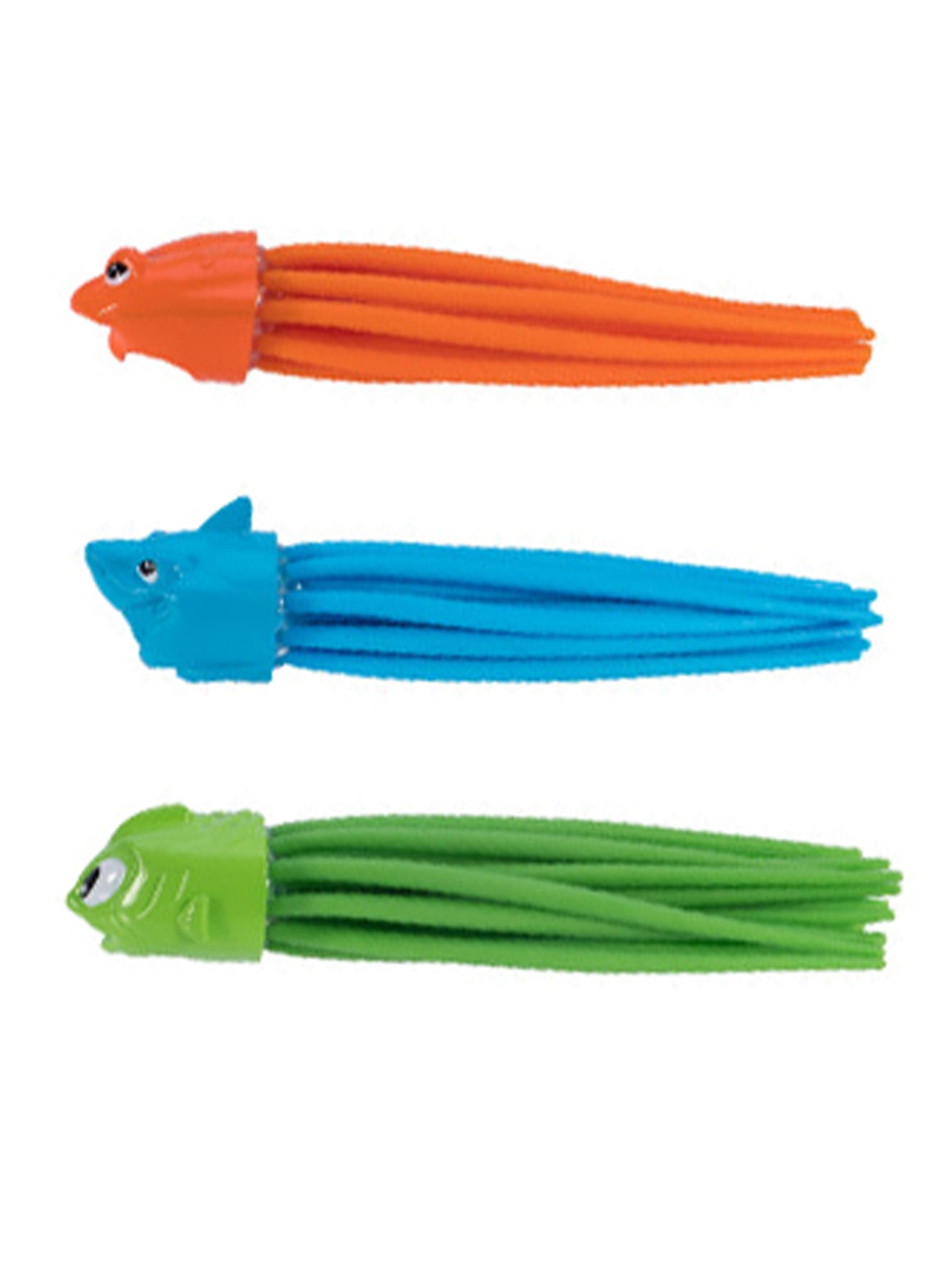 Set of 3 Diver Squid Toys (Assorted Colours)