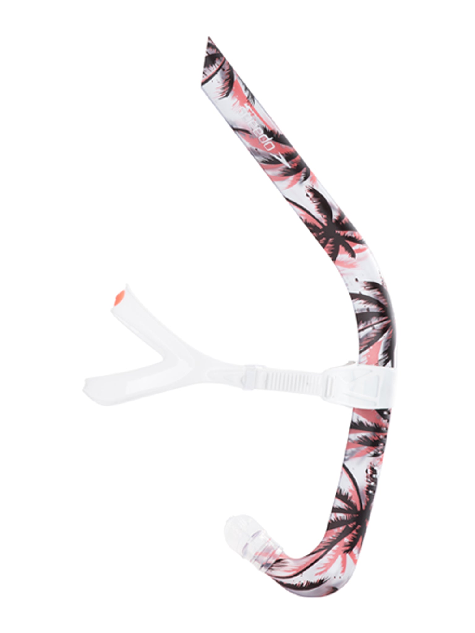 Printed Bullet Head Swim Snorkel - Fiery Coral Palms