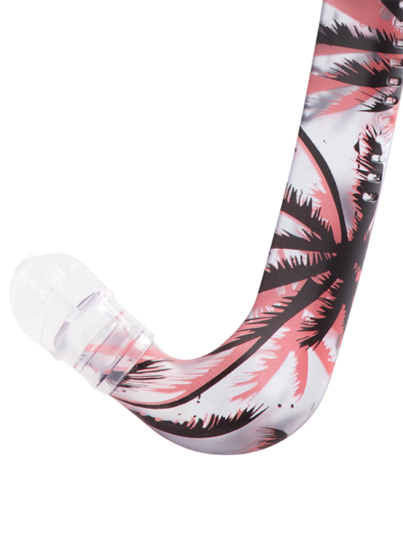 Printed Bullet Head Swim Snorkel - Fiery Coral Palms