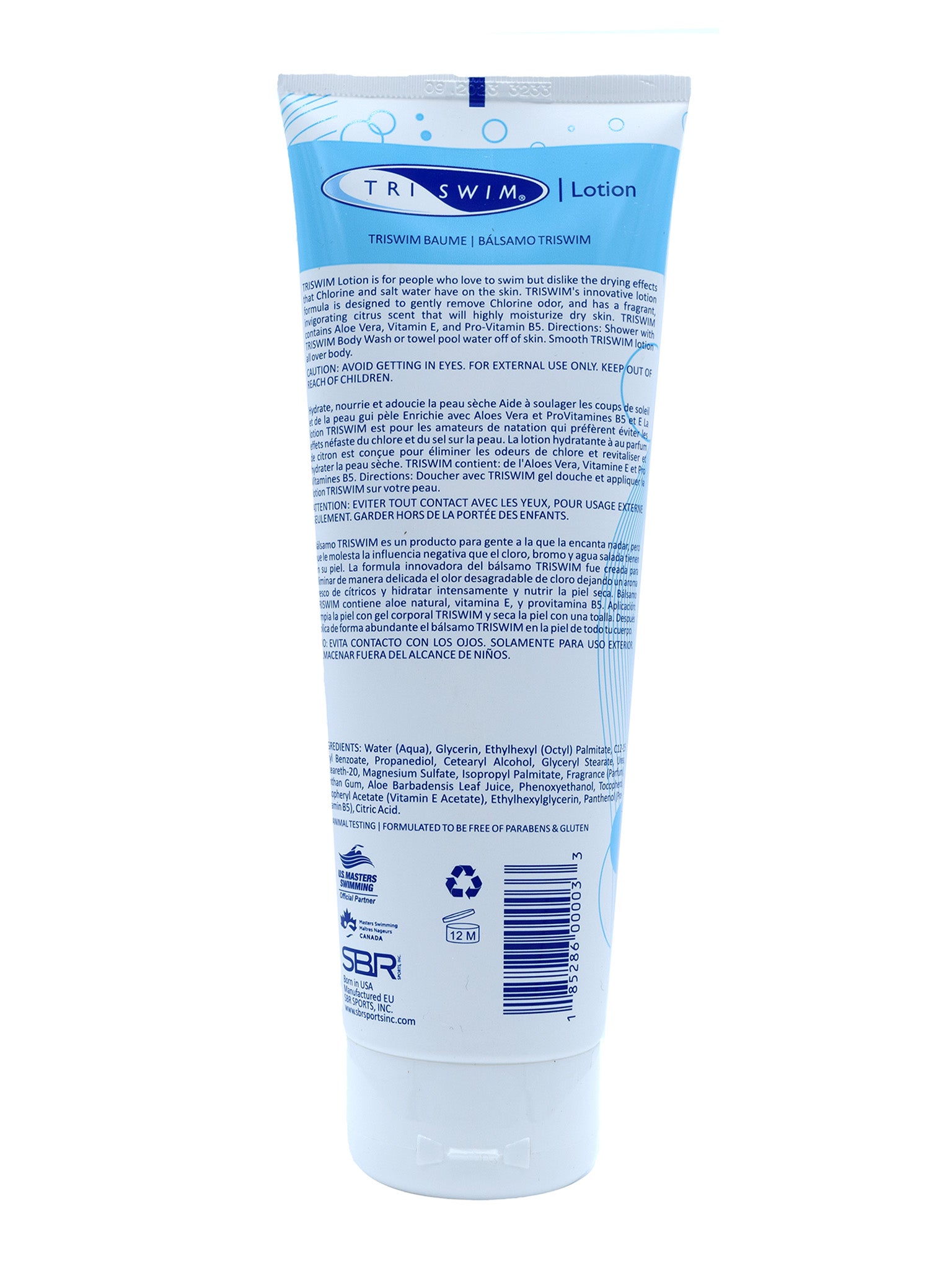 Lotion pour le corps Triswim