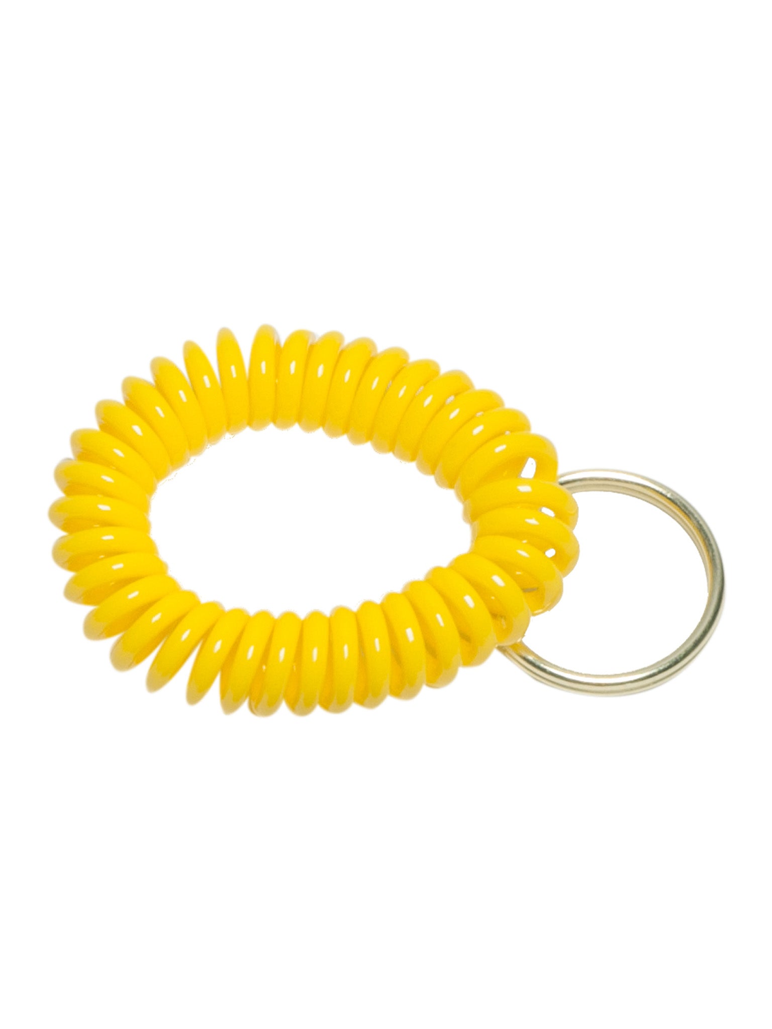 Bracelet spirale pour sifflet - Jaune