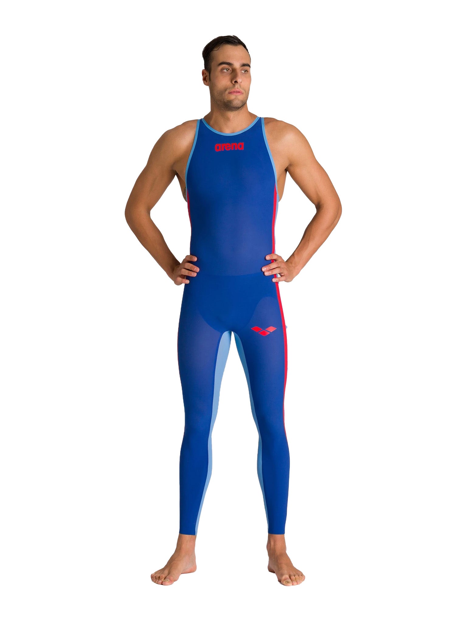 Combinaison d'eau libre Powerskin R-Evo+ Closed Back pour hommes - Bleu océan