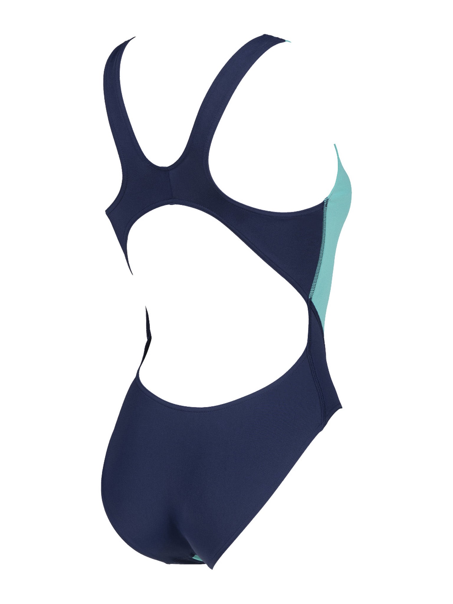 Woman's Team Swim Tech Solid One Piece Swimsuit - Blue