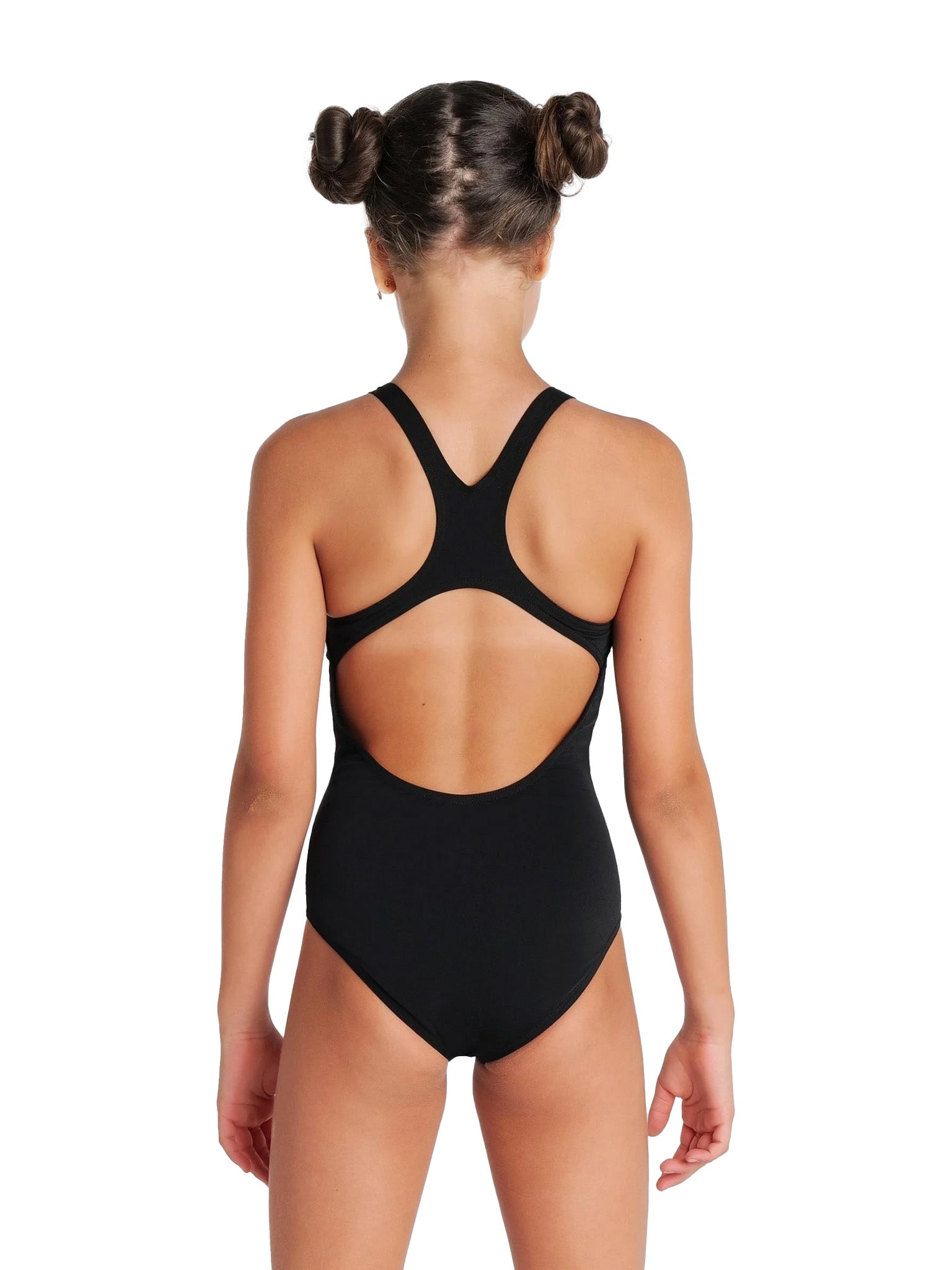 Girl's Swim Pro One Piece Swimsuit - Black