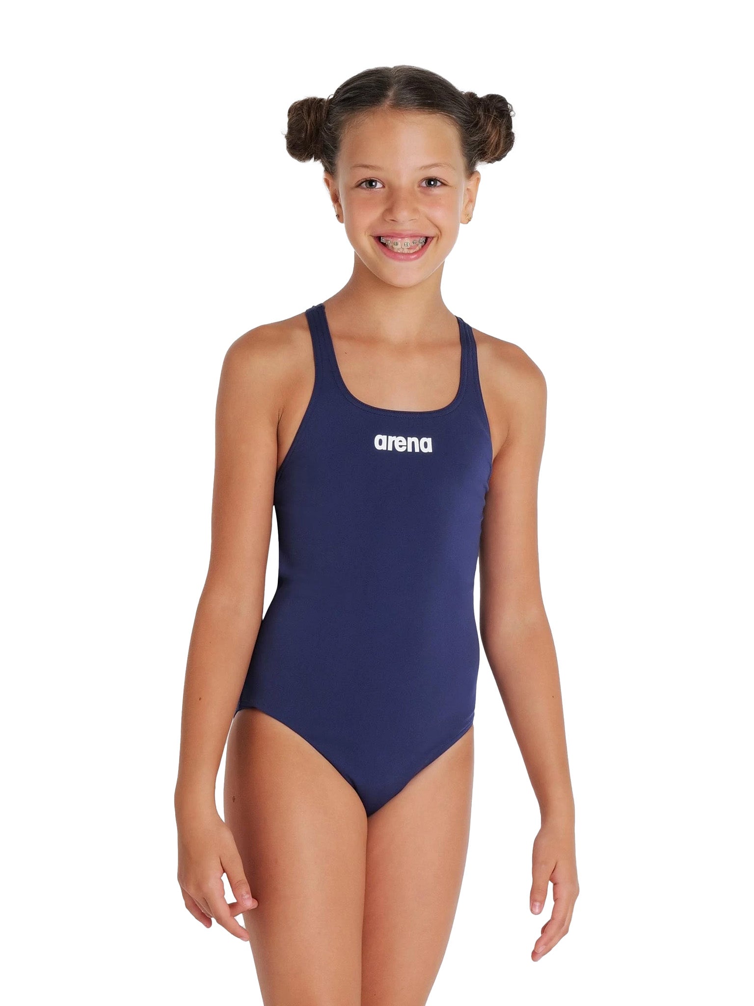 Girl's Swim Pro One Piece Swimsuit - Navy
