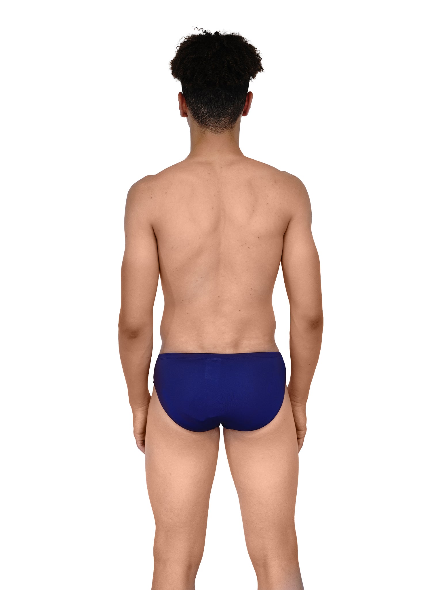 Brief de natation Solide pour hommes - Marine