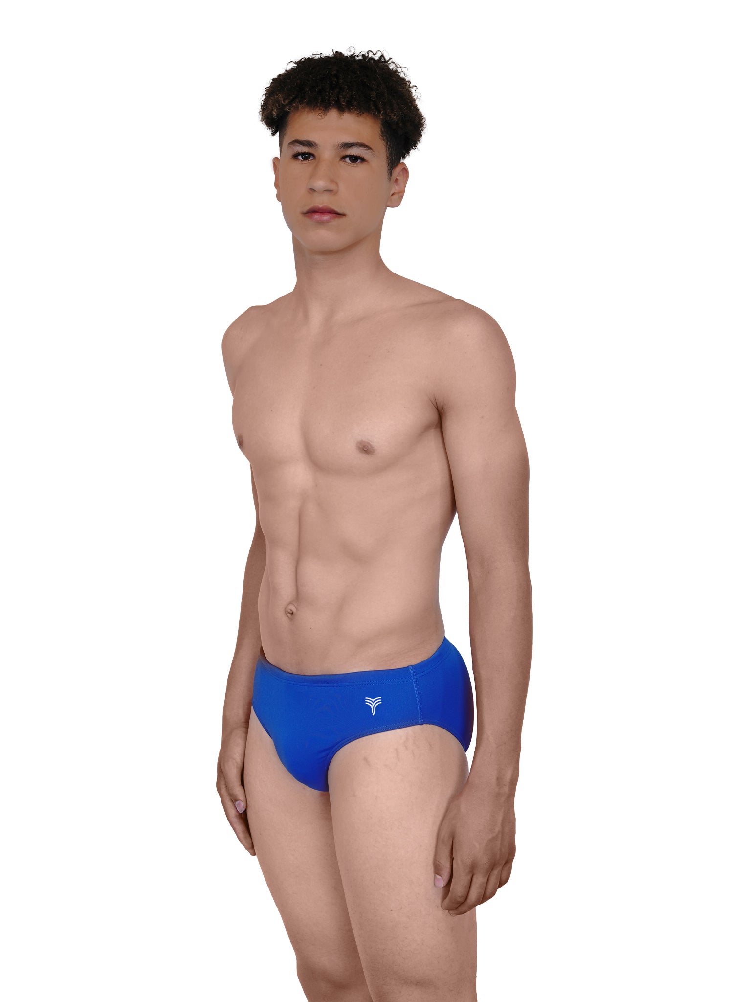Brief de natation Solide pour hommes - Bleu royal