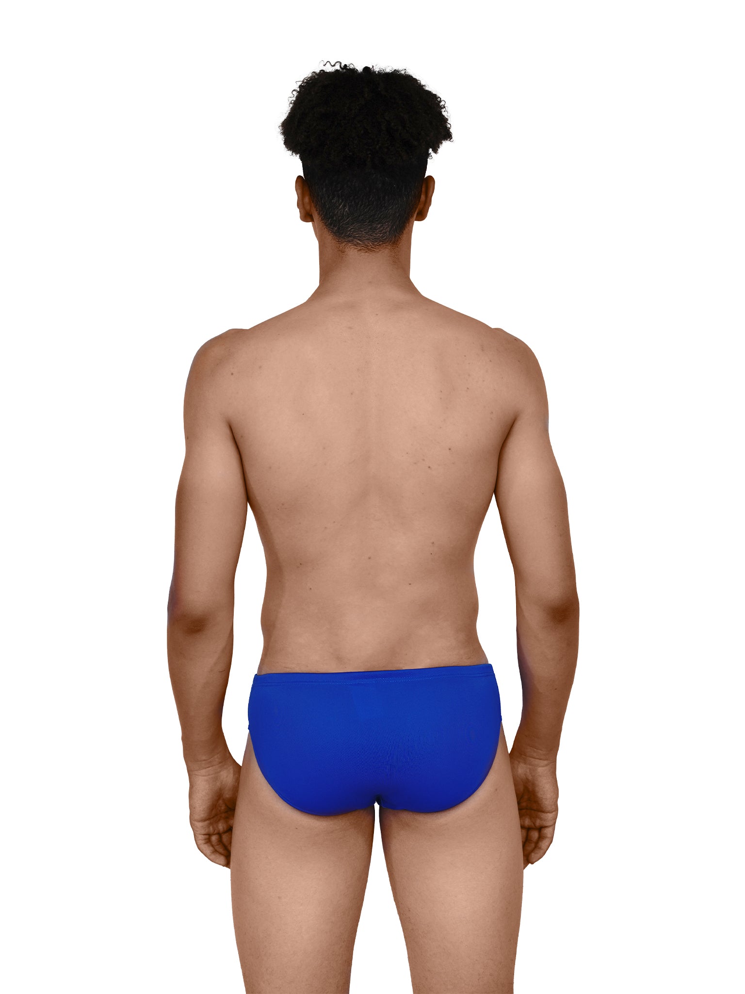 Brief de natation Solide pour hommes - Bleu royal