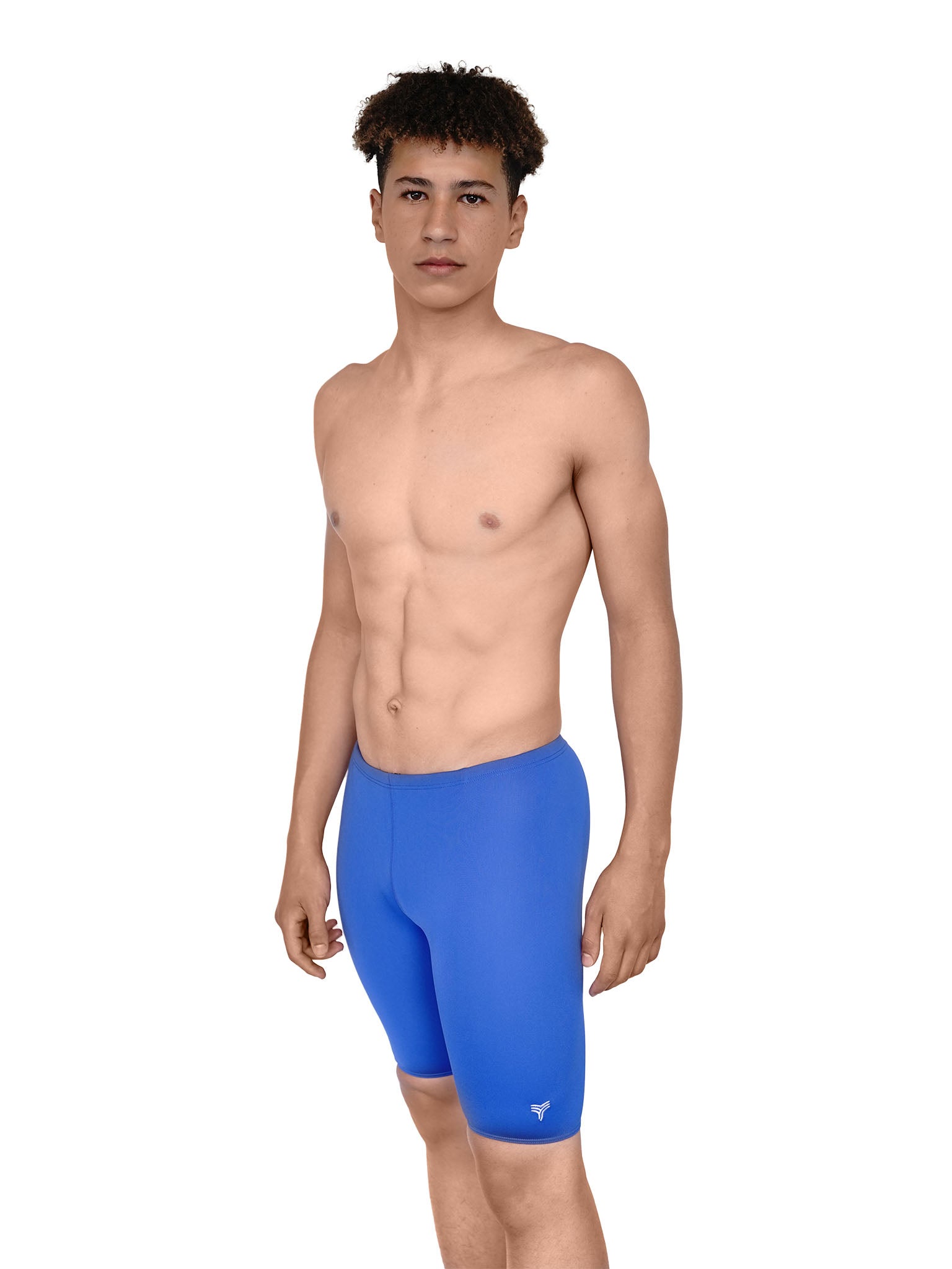 Men's Solid Jammer Swimsuit - Royal Blue
