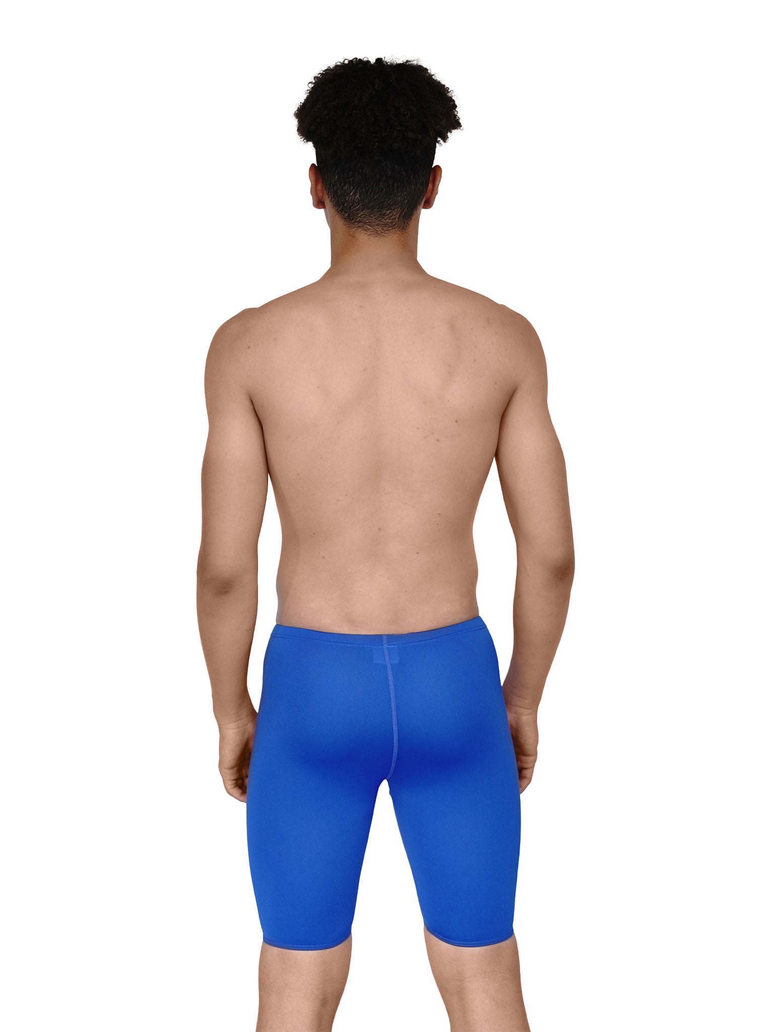 Men's Solid Jammer Swimsuit - Royal Blue