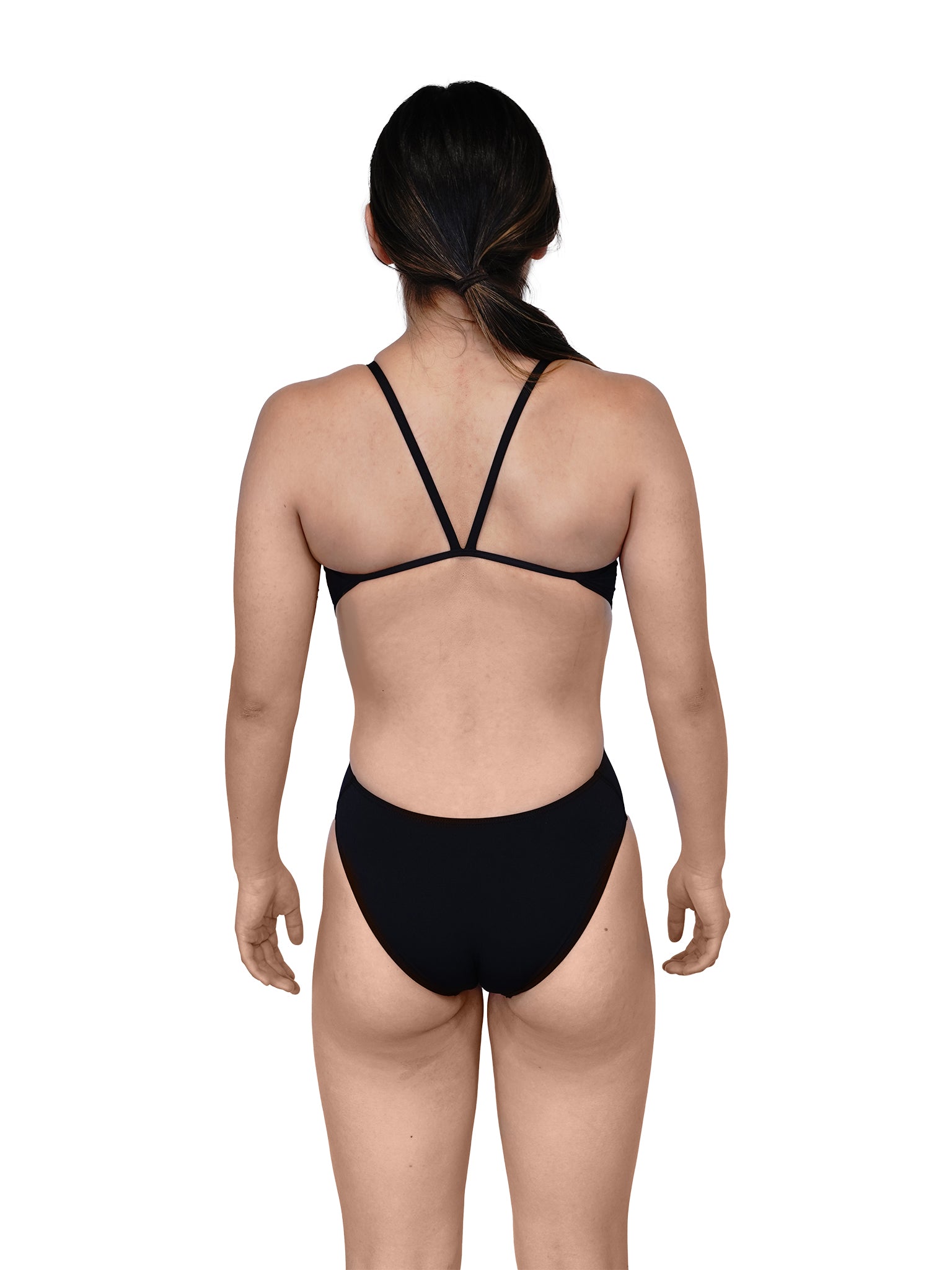 Maillot de bain une-pièce Micro Back pour femmes - Noir