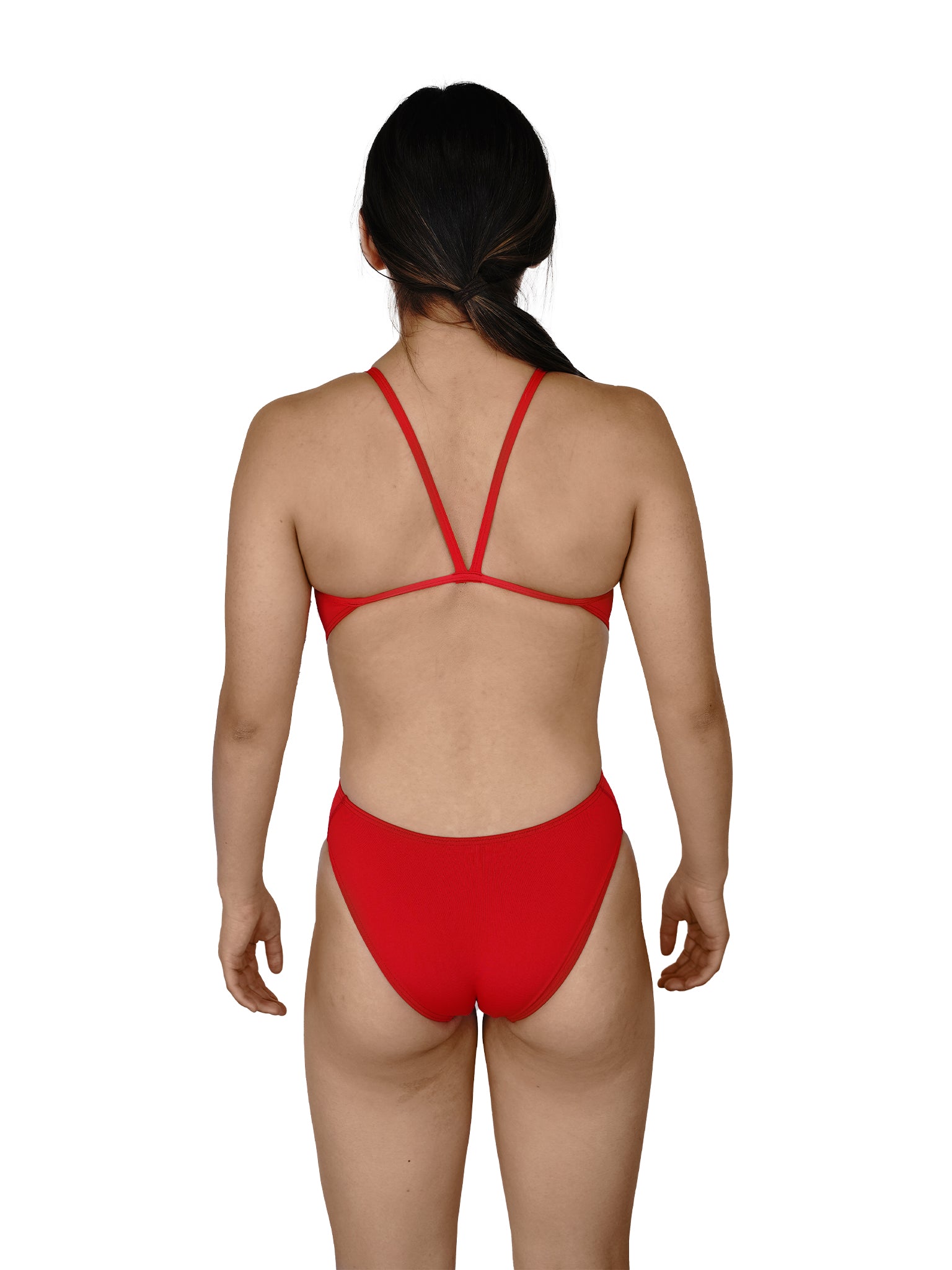Maillot de bain une-pièce Micro Back pour femmes - Rouge