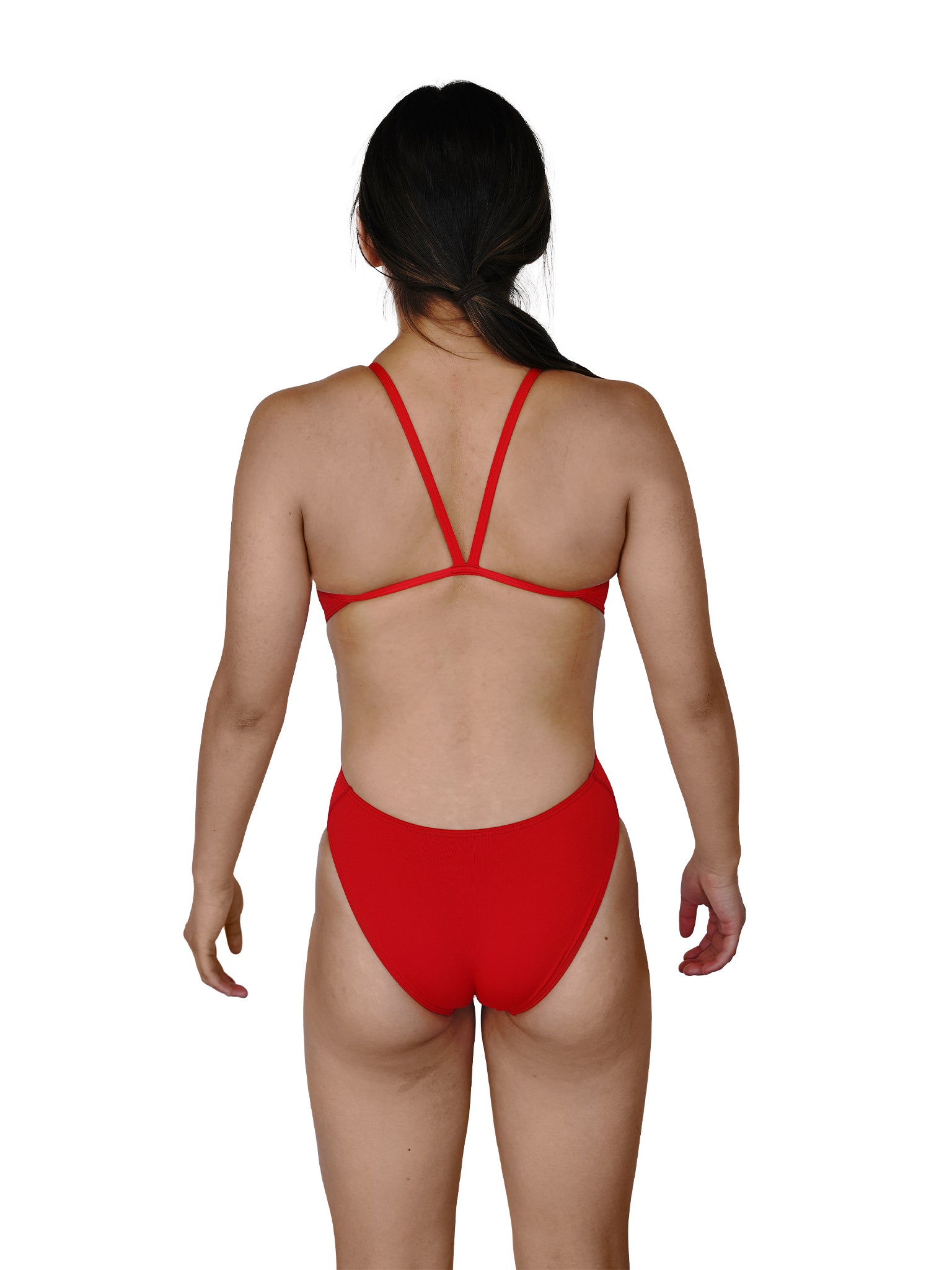 Maillot de bain une-pièce Micro Back pour femmes - Sauveteur rouge