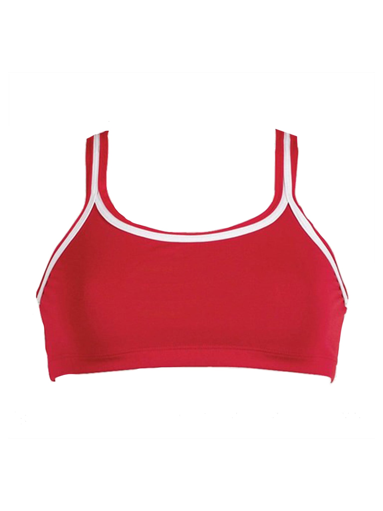 Haut de bikini Solid pour femmes - Rouge