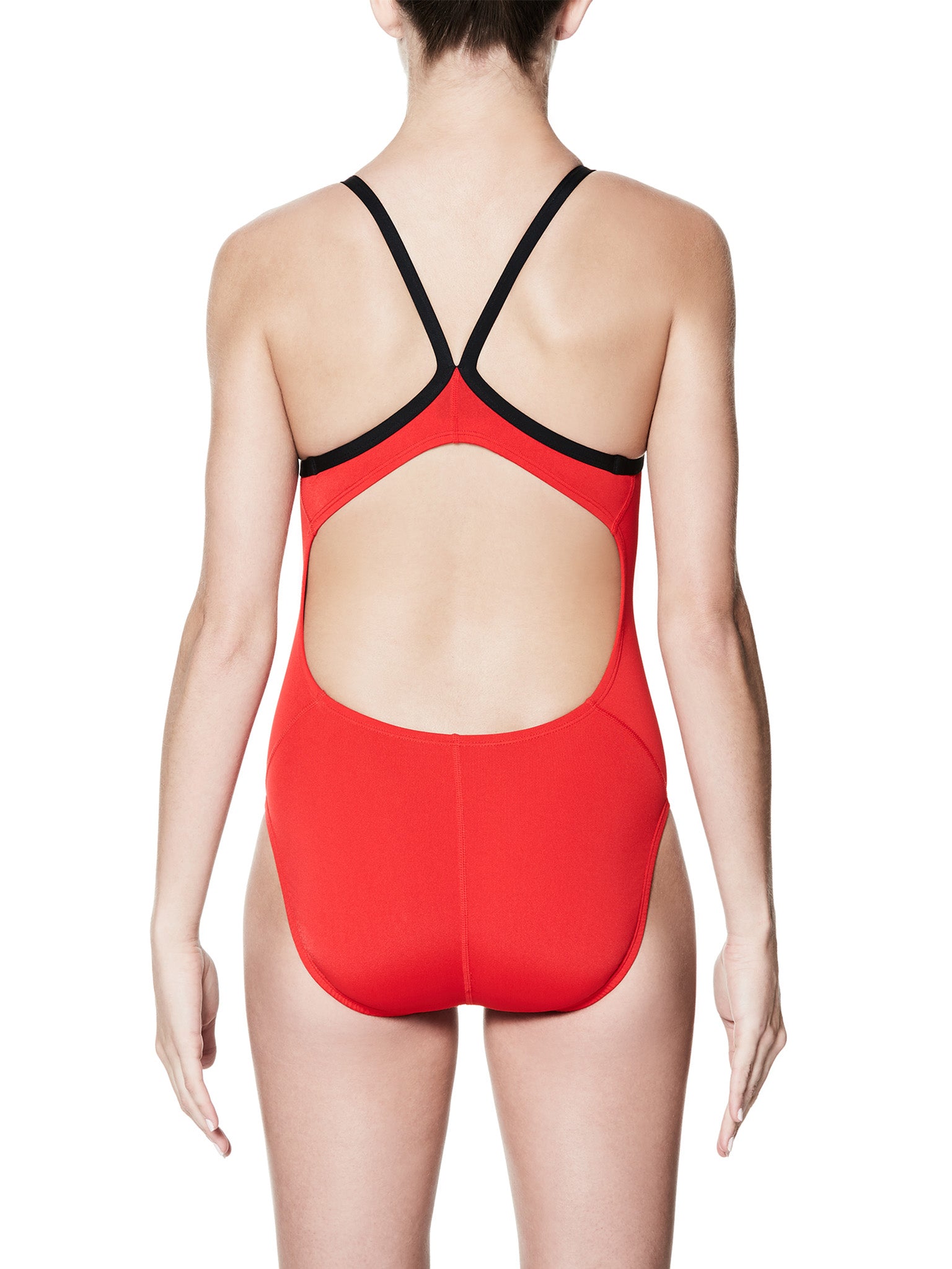 Maillot de bain une pièce femme Poly Core Classic Lingerie Tank - Rouge