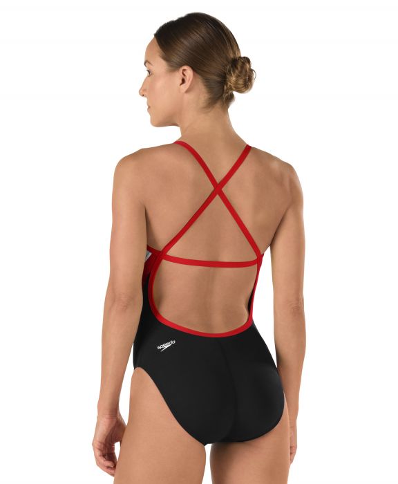 Maillot de bain une pièce femme - Cross Back Launch Splice