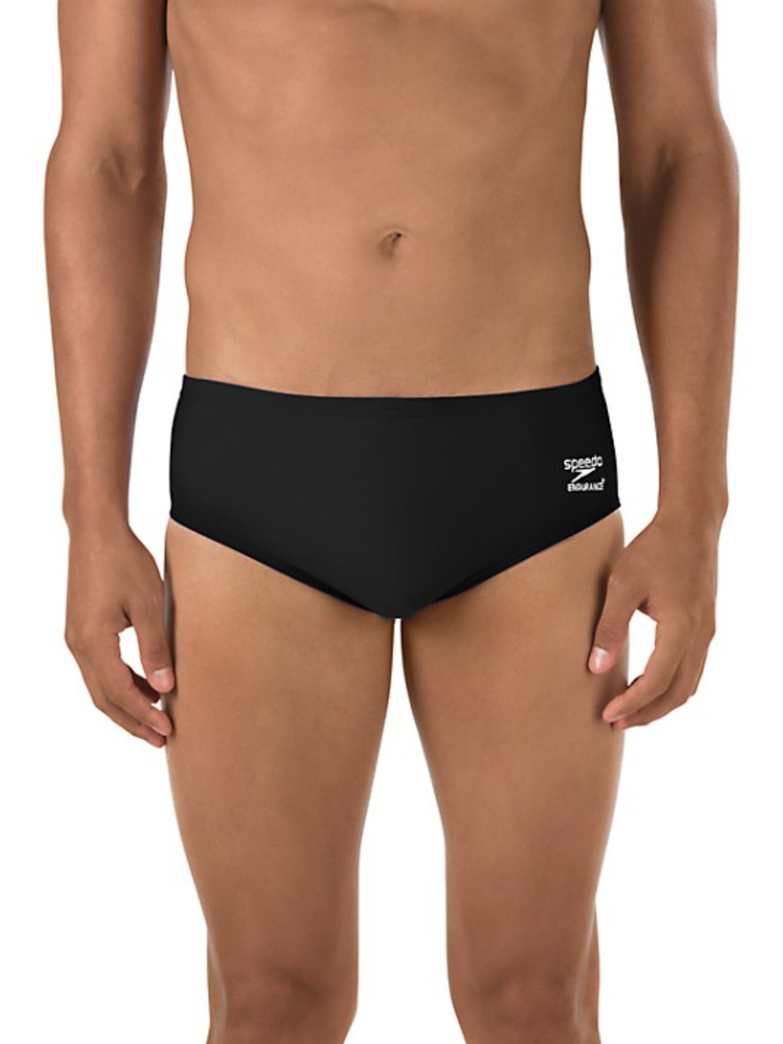 Brief de natation Solid Endurance pour hommes - Noir