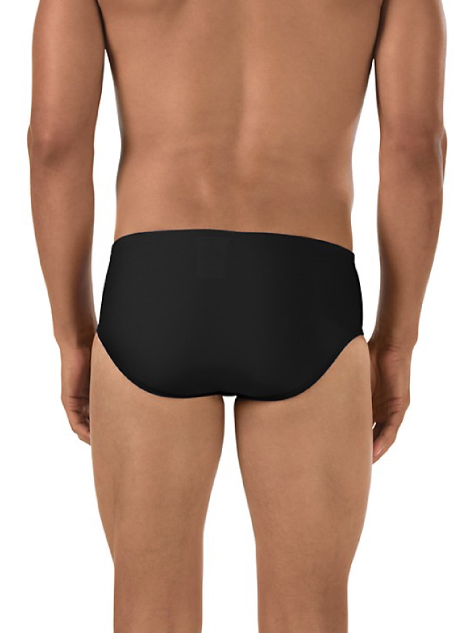 Brief de natation Solid Endurance pour hommes - Noir