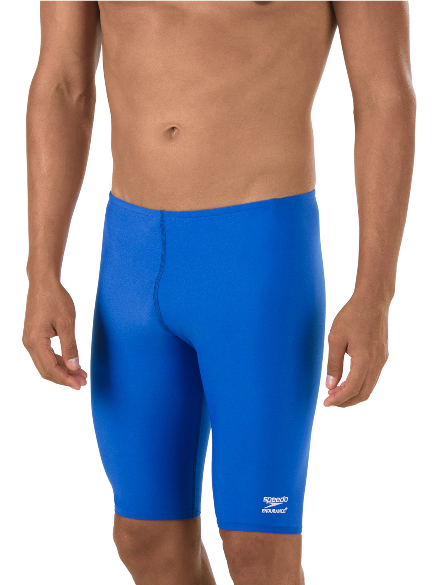 Men's Solid Endurance Jammer Swimsuit - Sapphire