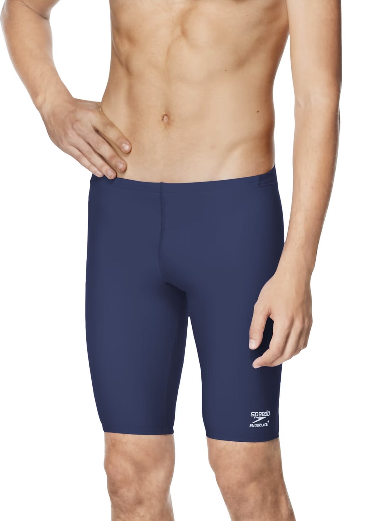Men's Solid Endurance+ Jammer Swimsuit - Navy