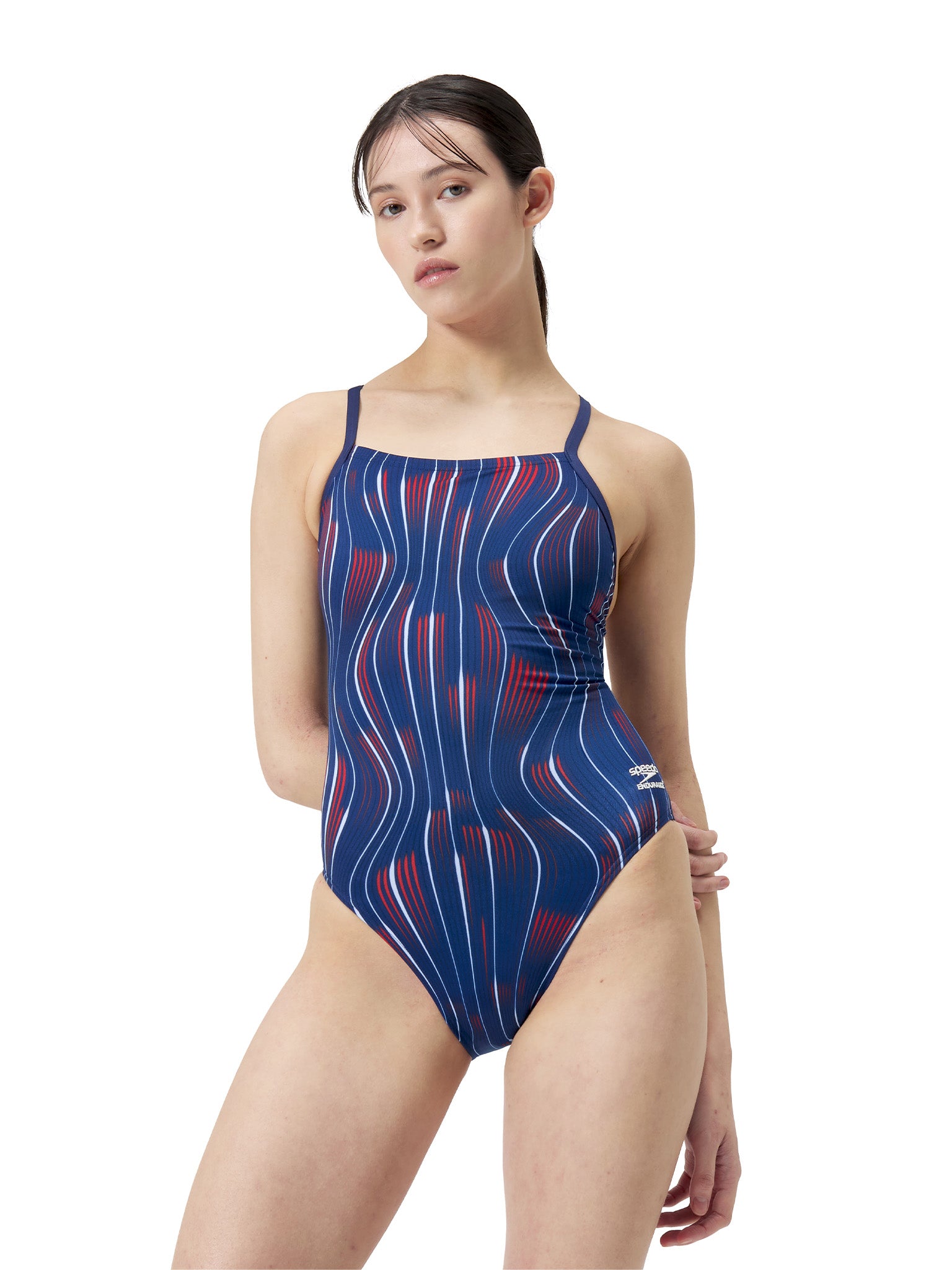 Maillot de bain une-pièce Space Train Flyback pour femmes - Smoke Ice