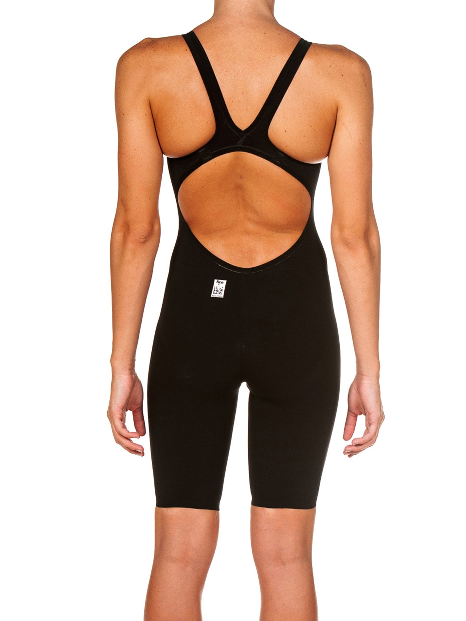Maillot de compétition Powerskin Carbon Air2 Open Back pour femmes - Noir