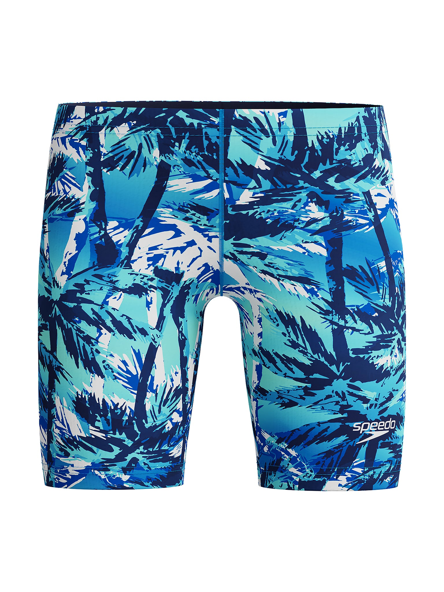 Boy's Print Jammer Swimsuit - Picton Blue