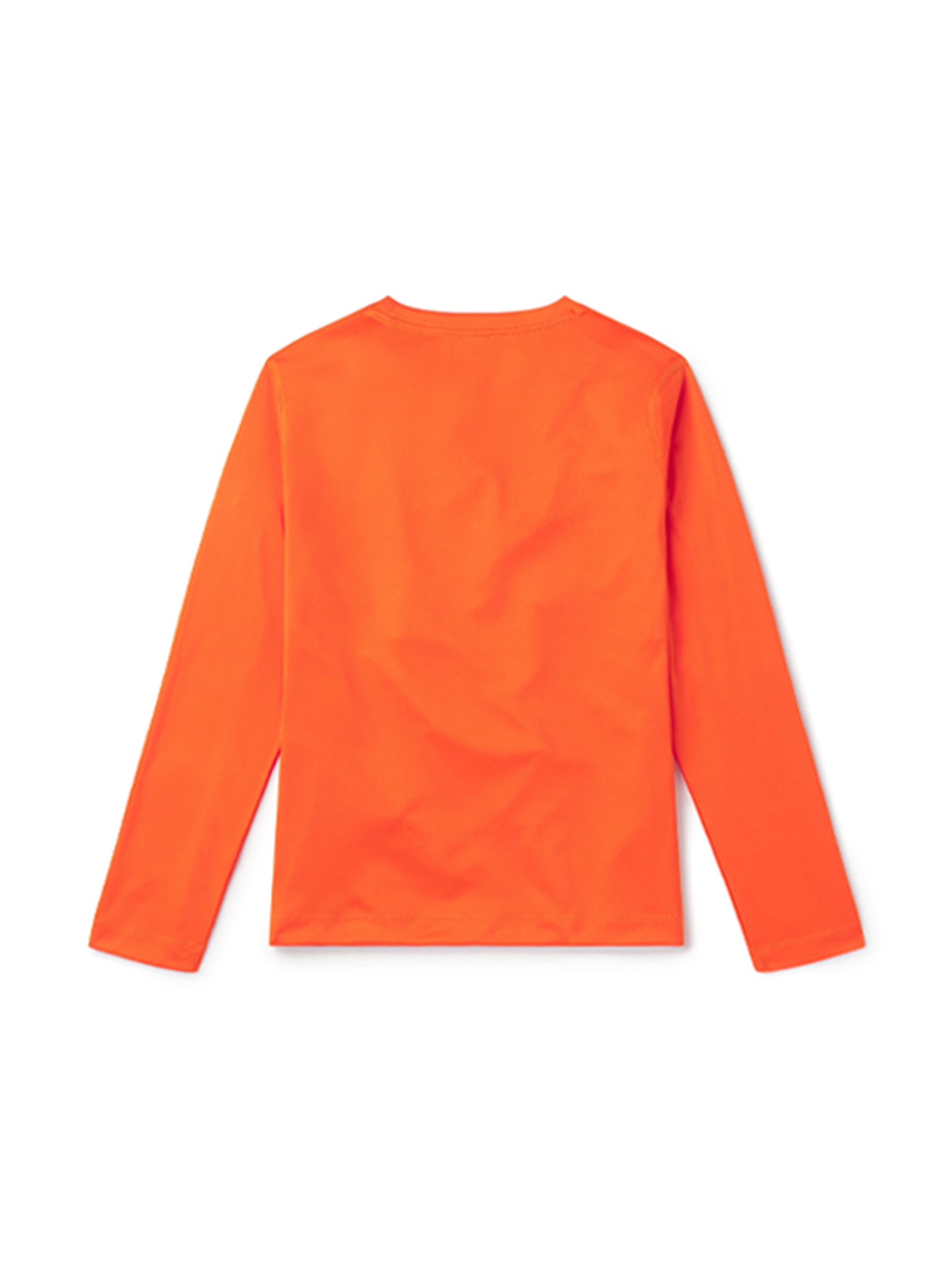 T-Shirt de natation à manches longues Graphique pour enfants - Orange