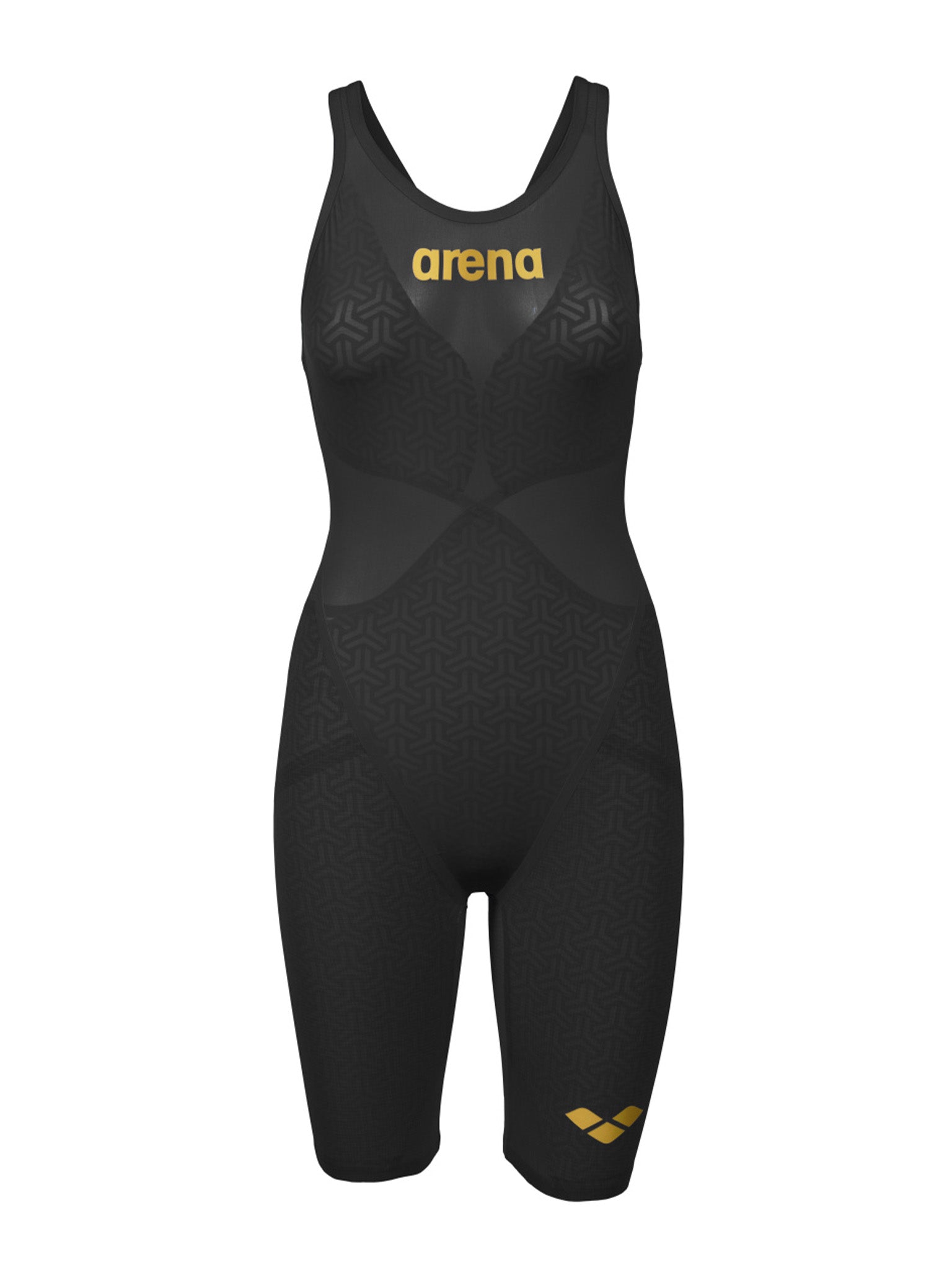 Maillot de compétition Powerskin Carbon Glide Open Back pour femmes - Noir