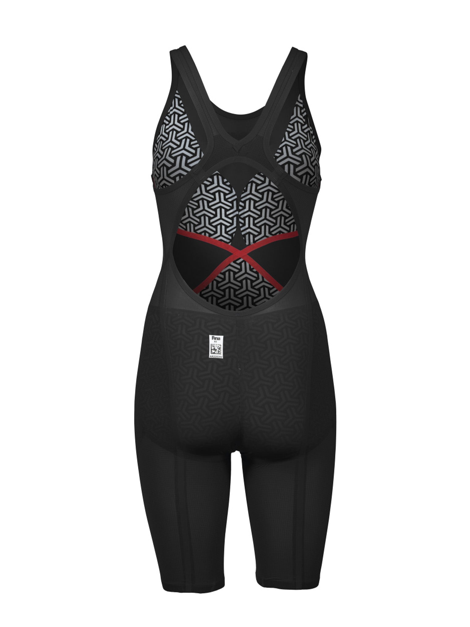 Maillot de compétition Powerskin Carbon Glide Open Back pour femmes - Noir