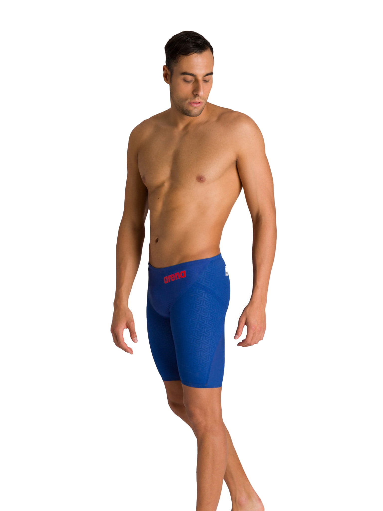 Men's Blue Powerskin Carbon Glide Jammer Racing Suit - Blue