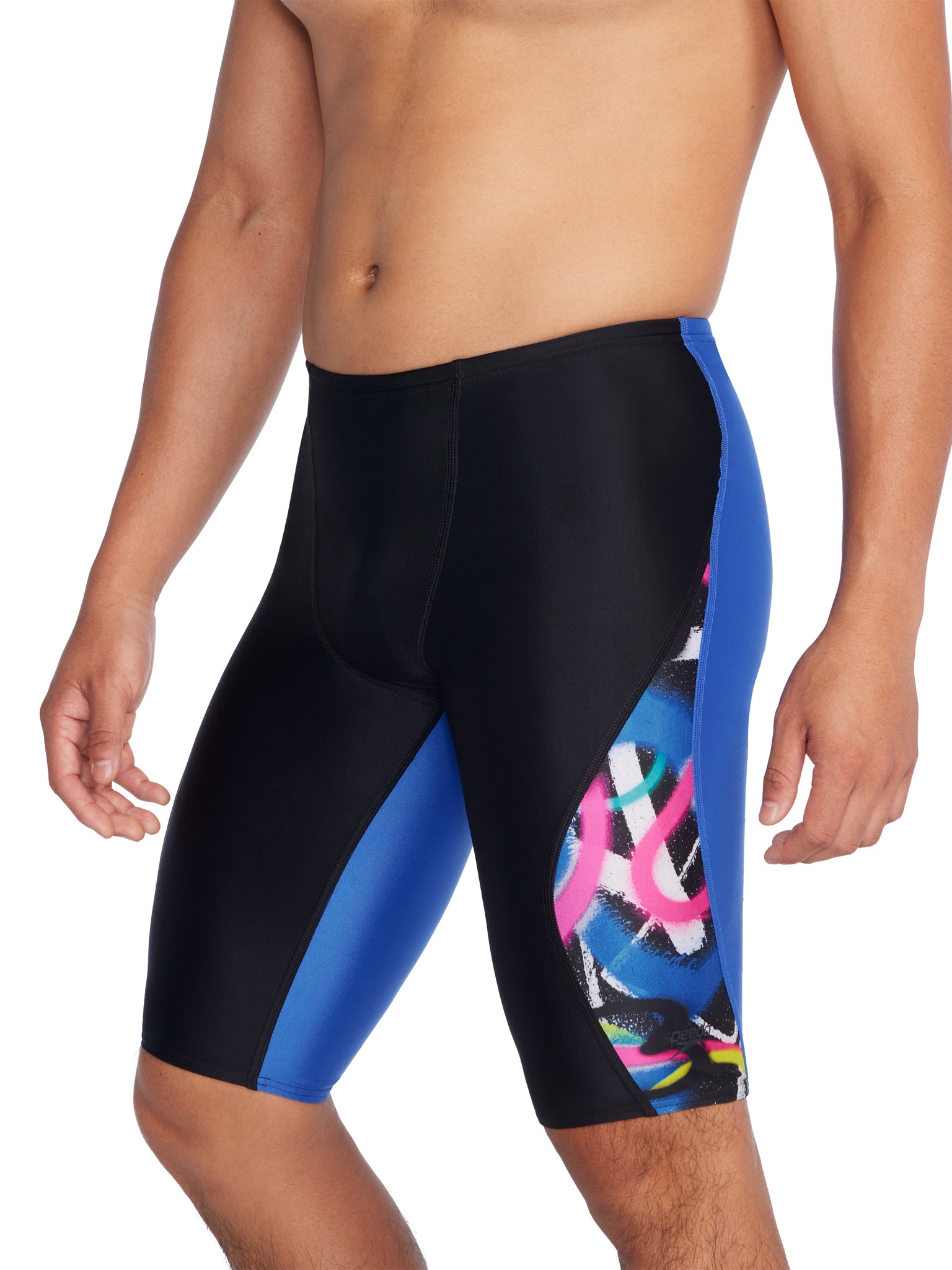 Cuissard de natation Printed Splice pour hommes - Flare Pink