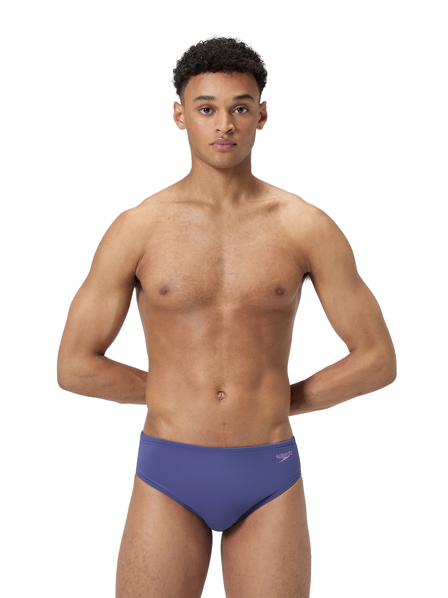Brief de natation Endurance Solid One pour hommes - Hapuna Blue