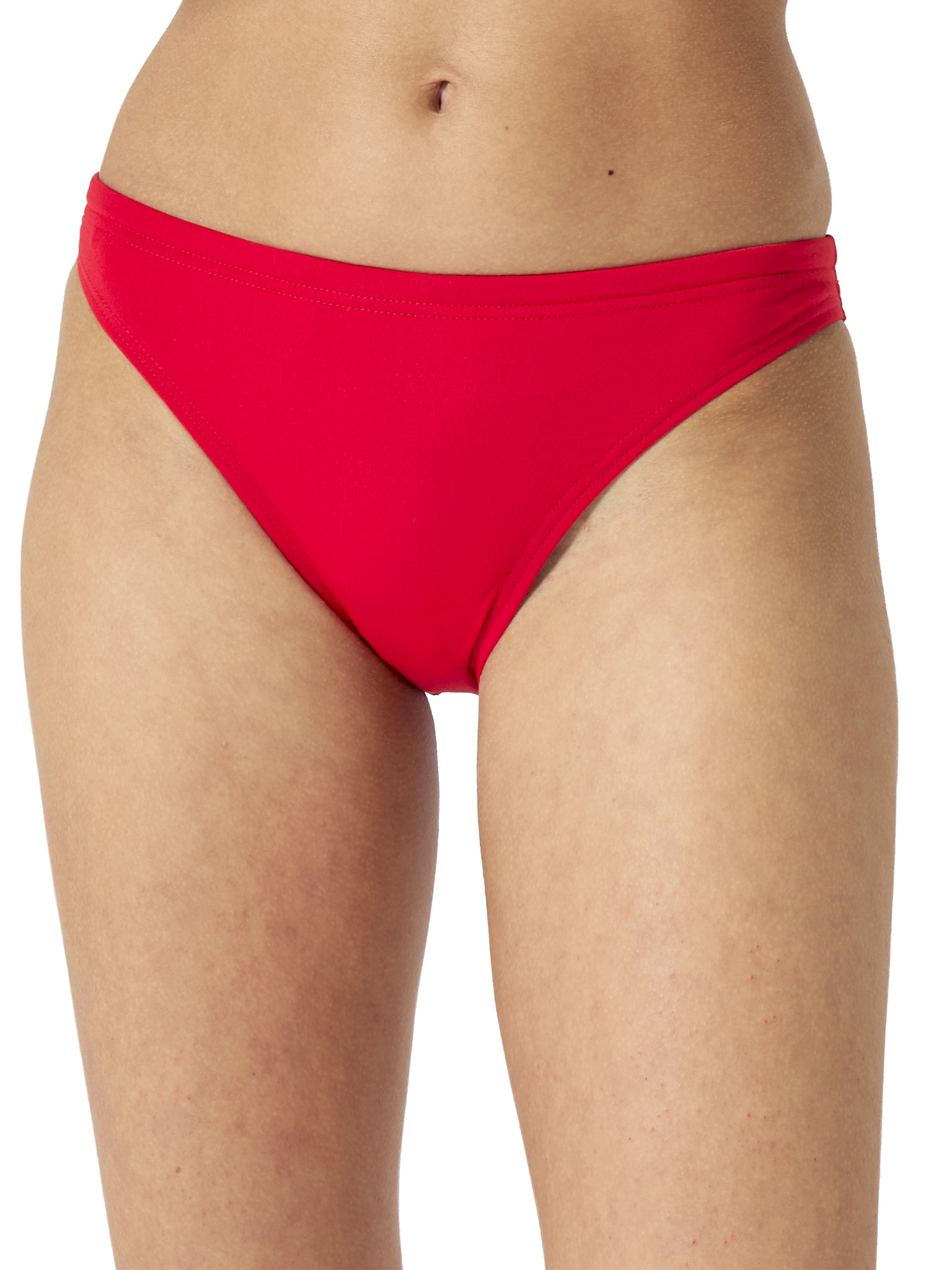 Bas de maillot Solid Classic pour femmes - Rouge