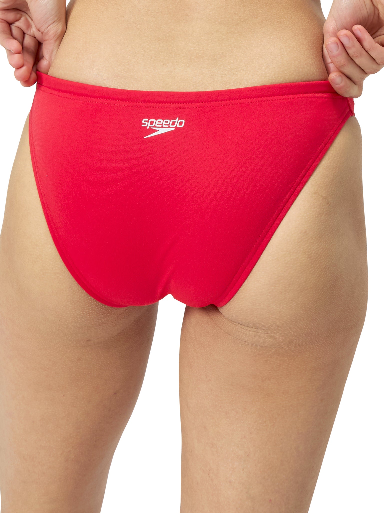Bas de maillot Solid Classic pour femmes - Rouge