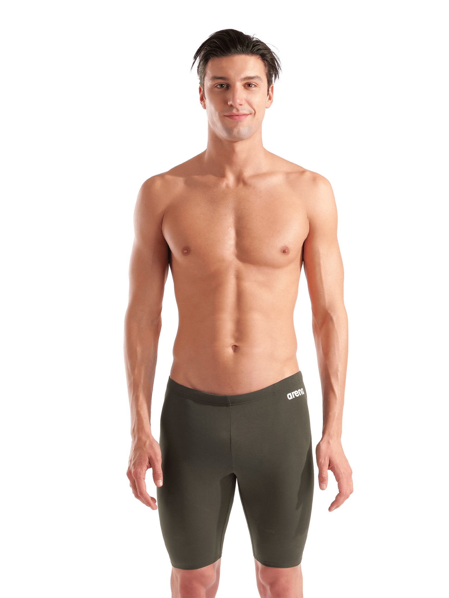 Men's Team Solid Jammer Swimsuit - Dark Sage