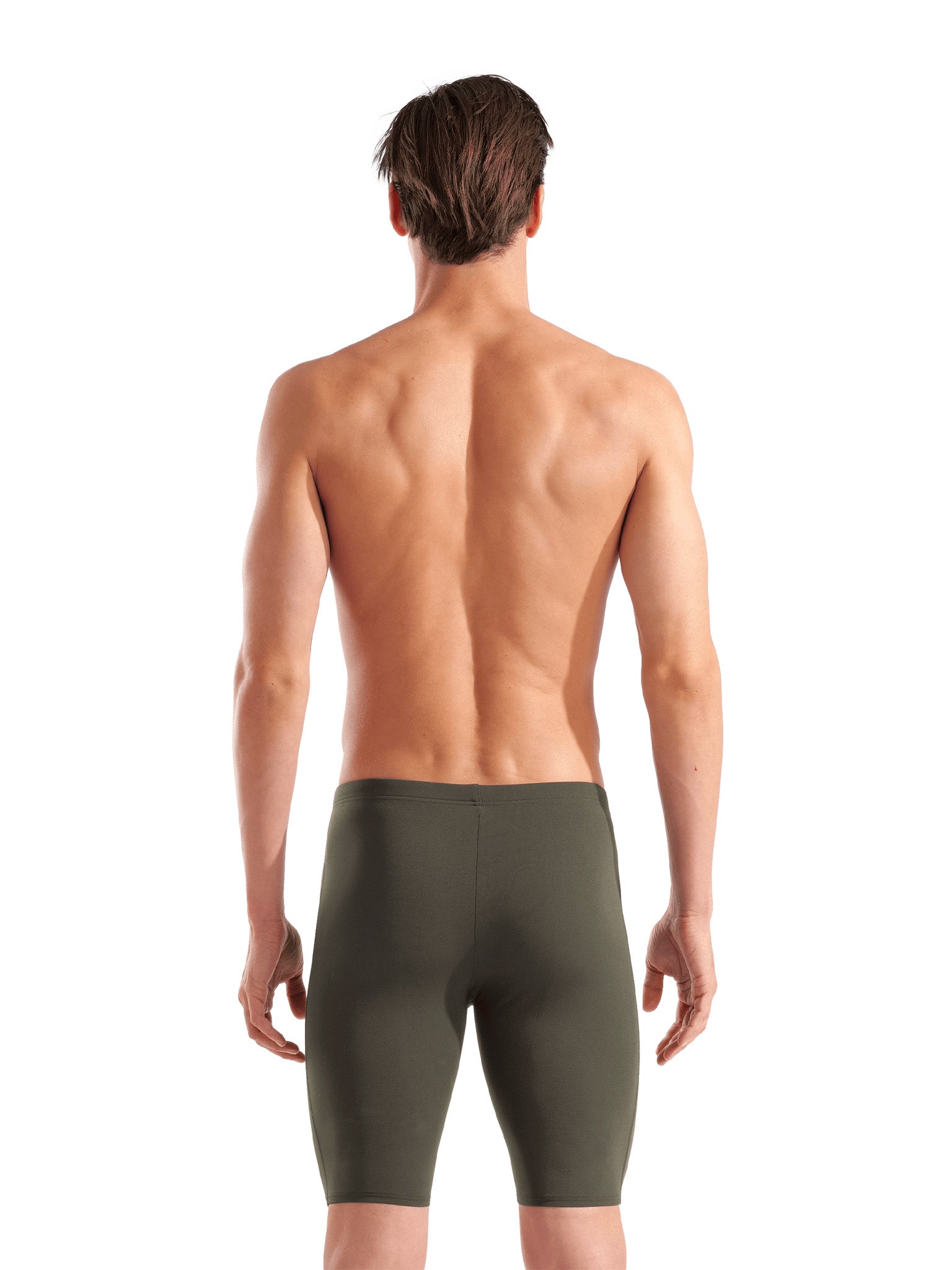 Men's Team Solid Jammer Swimsuit - Dark Sage