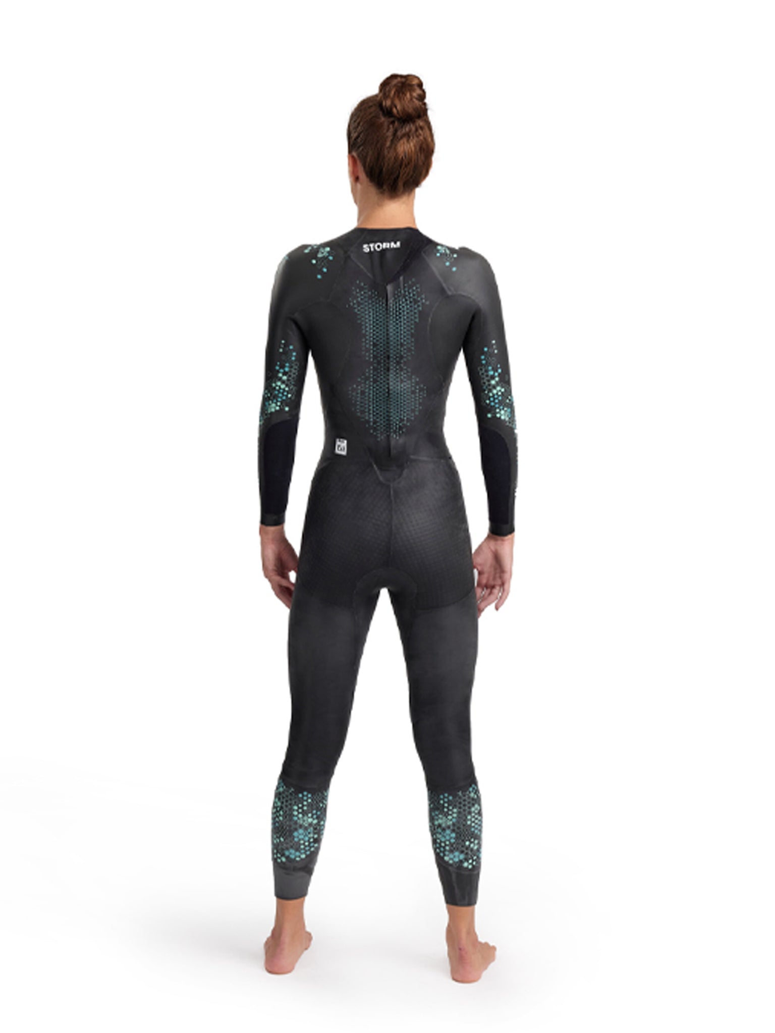 Women's Storm Wetsuit - Coral/Blue/Black