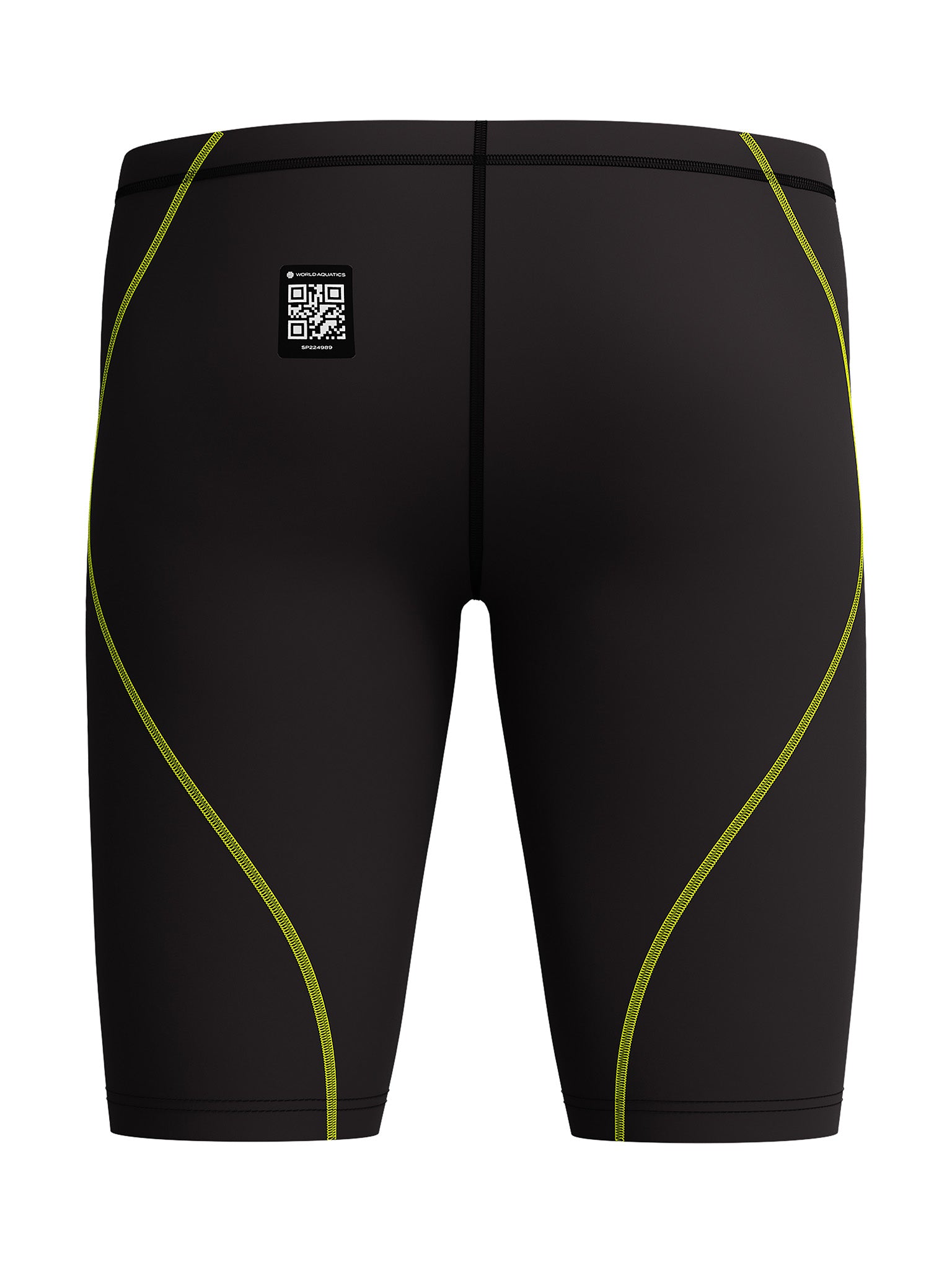 Maillot de compétition Fastskin Hyperspark Jammer pour hommes - Electro Static/Noir