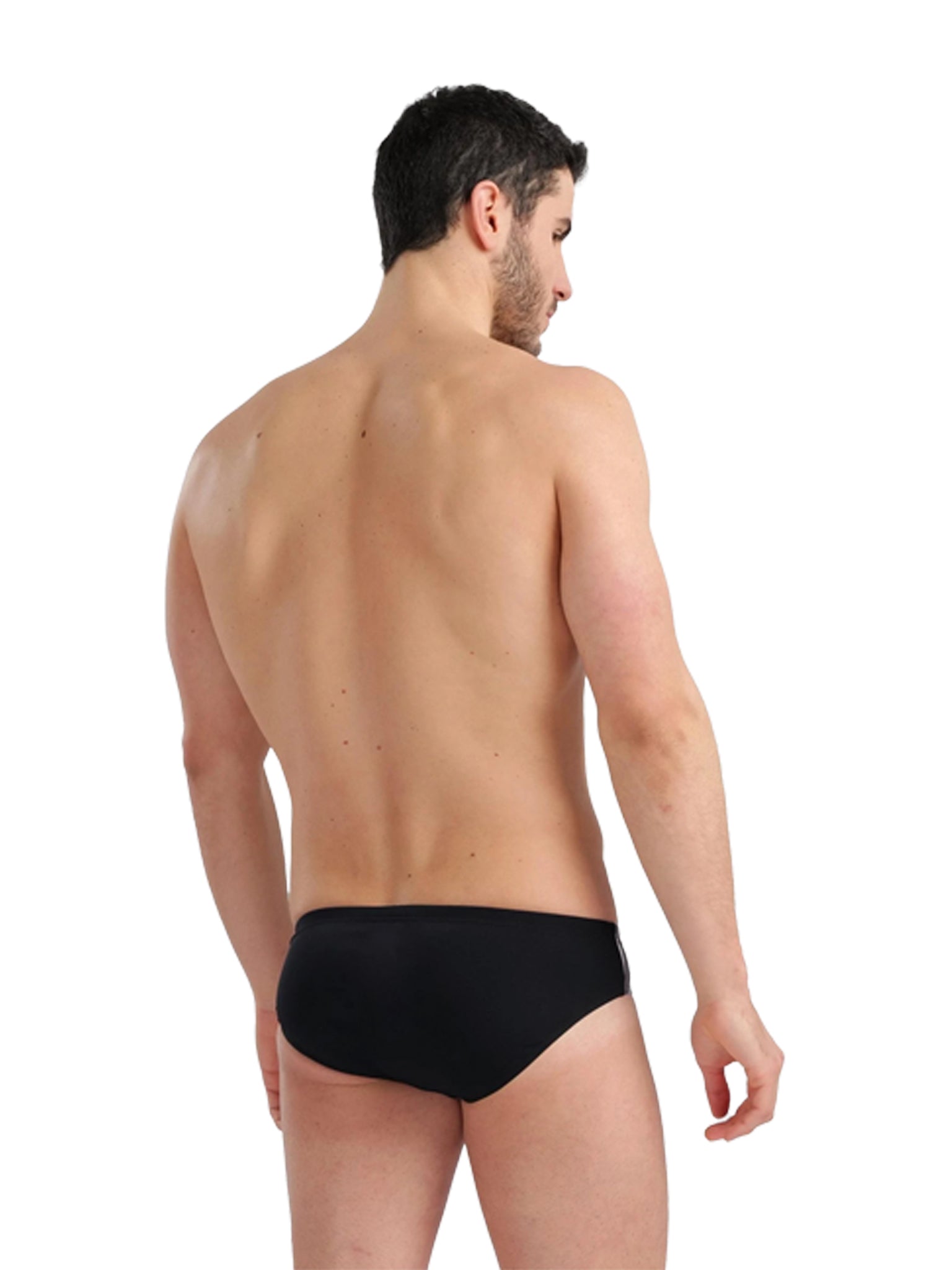 Brief de natation Marbled pour hommes - Gris