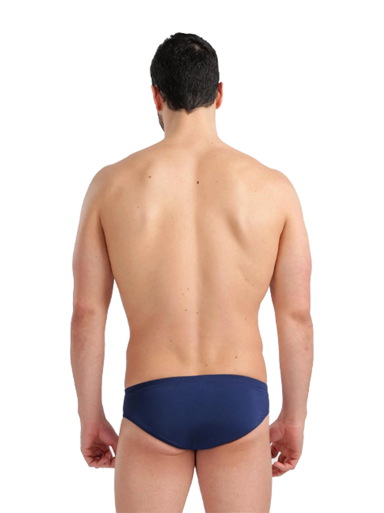 Brief de natation Marbled pour hommes - Rouge