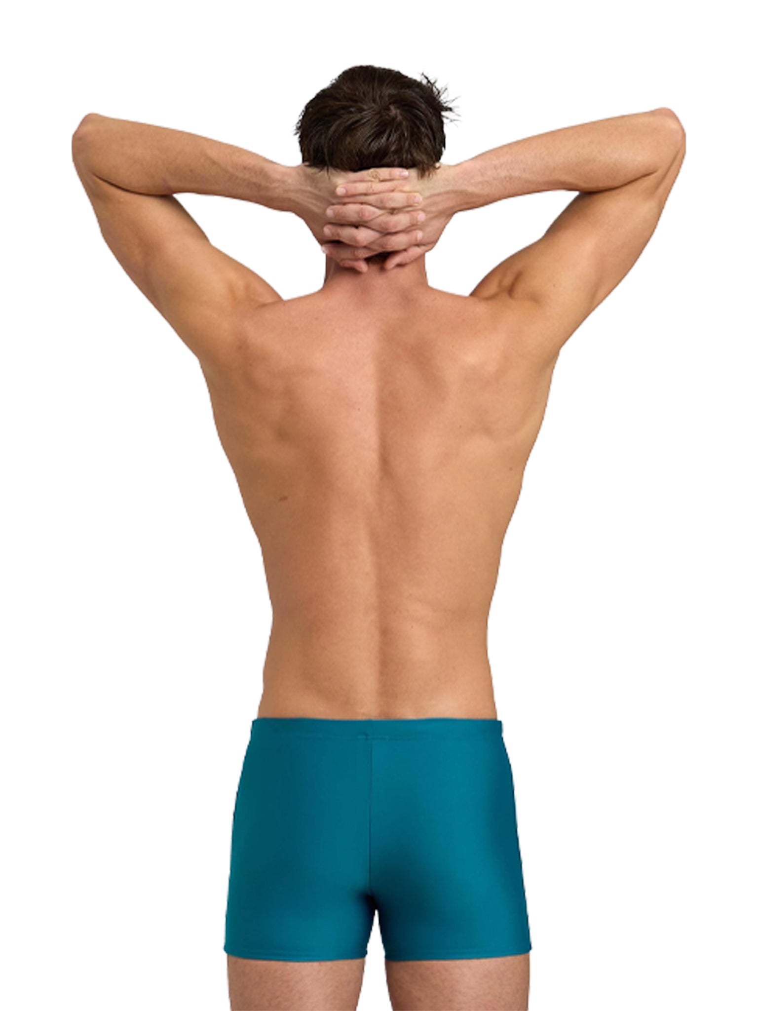 Men's Zip Square Legs Swimsuit - Blue