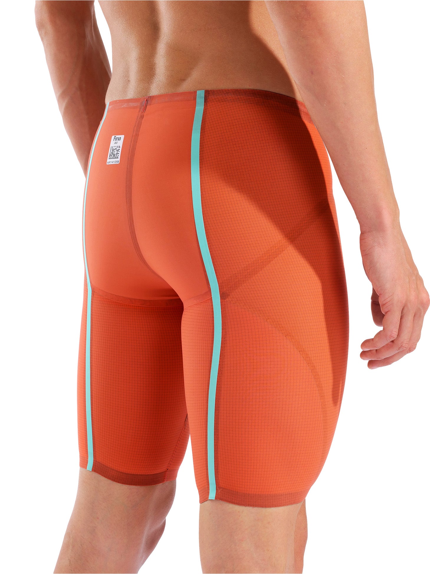 Men's Powerskin Carbon Glide Jammer Racing Suit L.E. - Sunset Coral