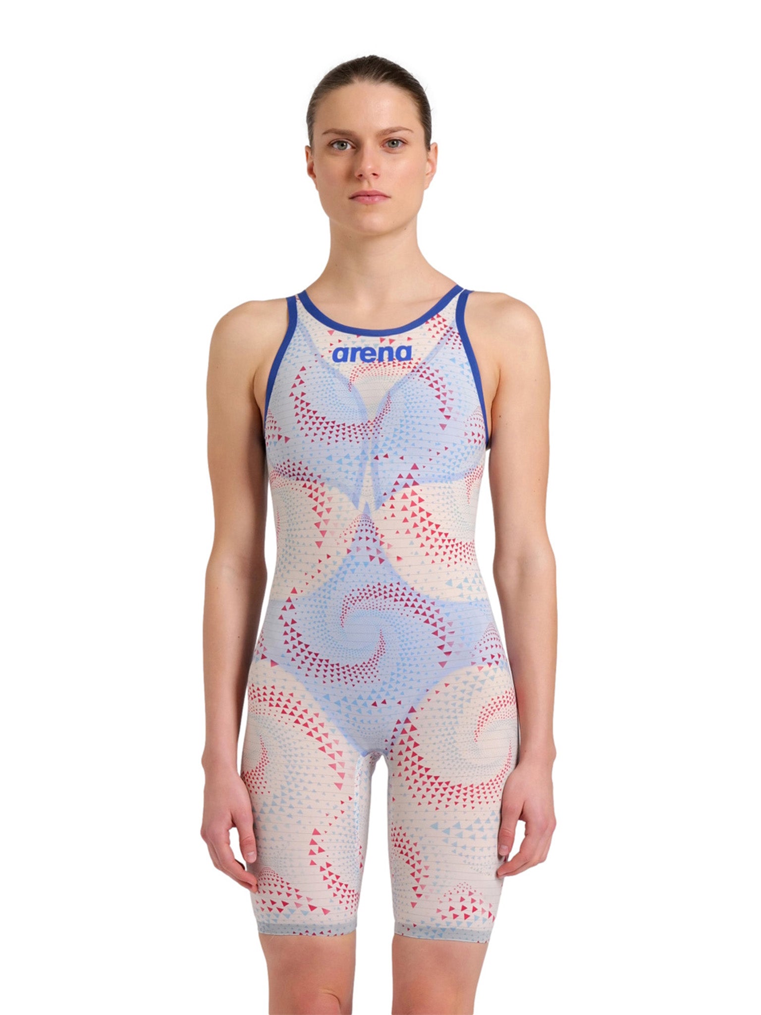 Maillot de compétition Powerskin Carbon Air2 Open Back pour femmes E.L. - Fireflow