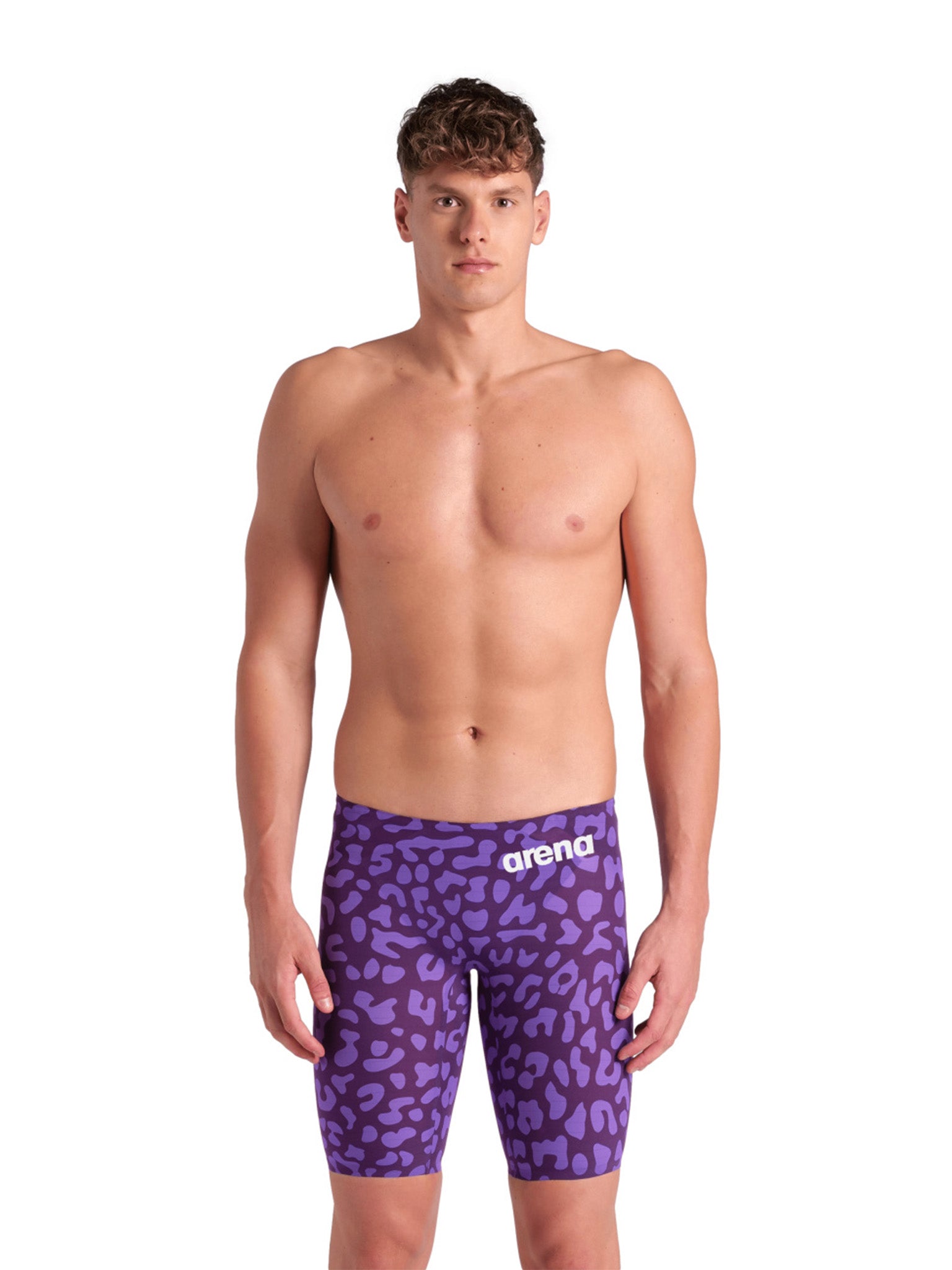 Men's Powerskin Carbon Air2 Jammer Racing Suit - Leopard Skin Violet
